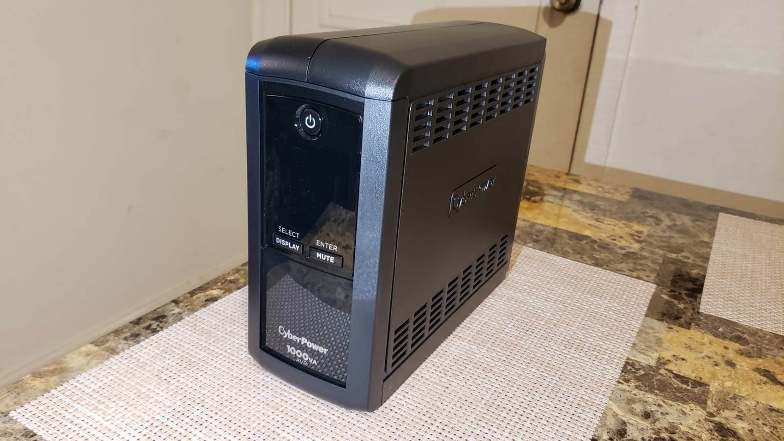 CyberPower CP1000AVRLCD Intelligent LCD UPS Battery Backup | 1000VA/600W, 9 Outlets, AVR, Mini-Tower, UL Certified customer photo 1