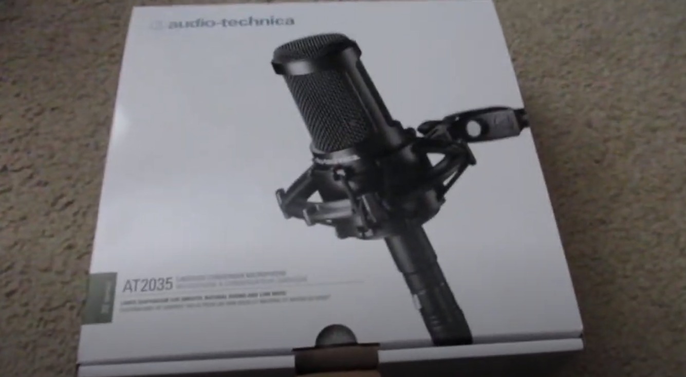 Audio-Technica AT2035 Cardioid Condenser Microphone, Perfect for Studio, Podcasting & Streaming, XLR Output, Includes Custom Shock Mount customer photo 2