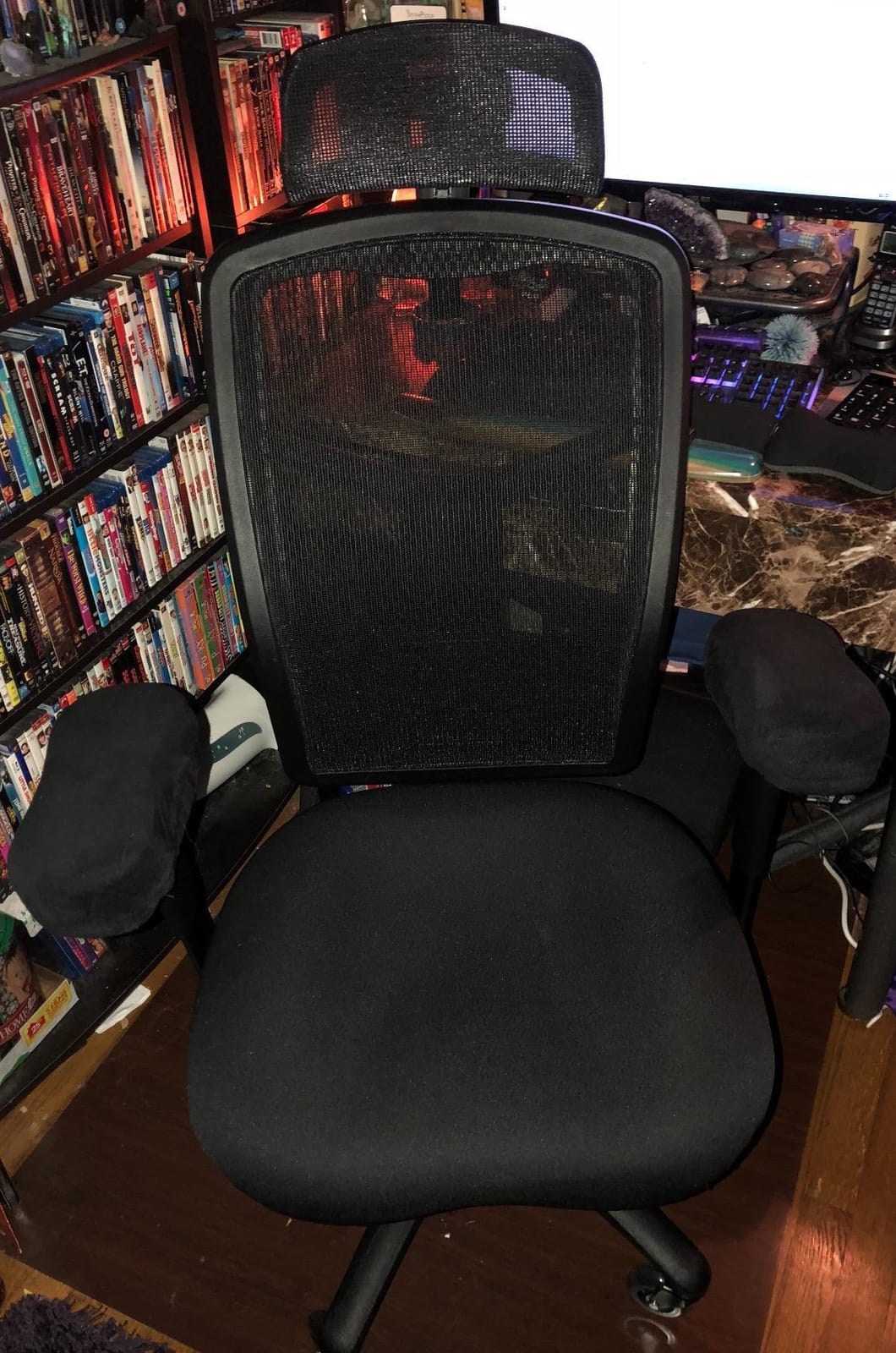 Office Star ProGrid Breathable Mesh Manager's Office Chair with Adjustable Seat Height, Multi-Function Tilt Control and Seat Slider, High Back, Coal FreeFlex Fabric customer photo 2