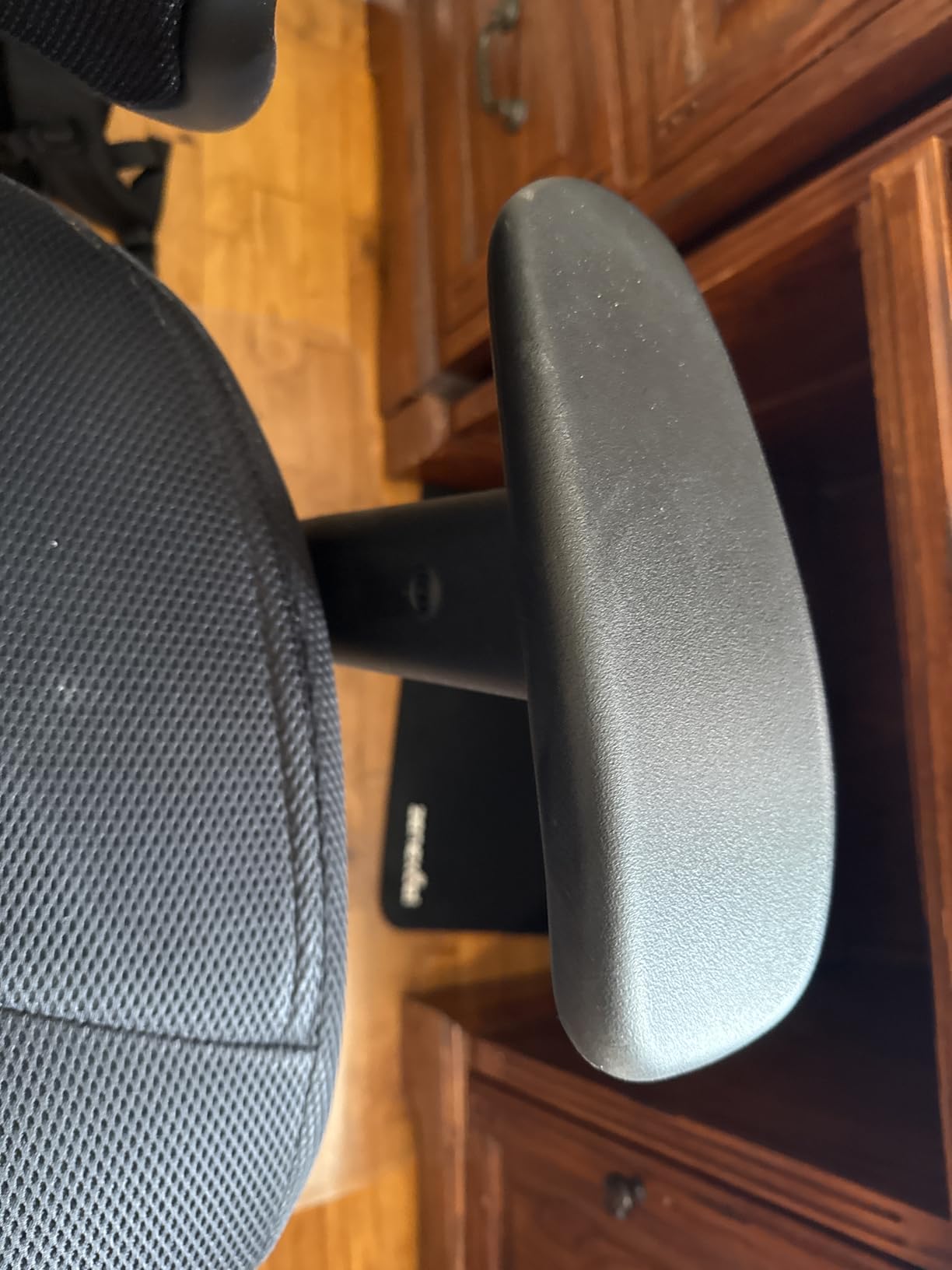 HON Wave Ergonomic Office Chair, Lumbar Support, Desk Chair, Black | High back ergonomic office desk chair with lumbar support, adjustable arms, office decor, advanced tilt for comfort customer photo 1