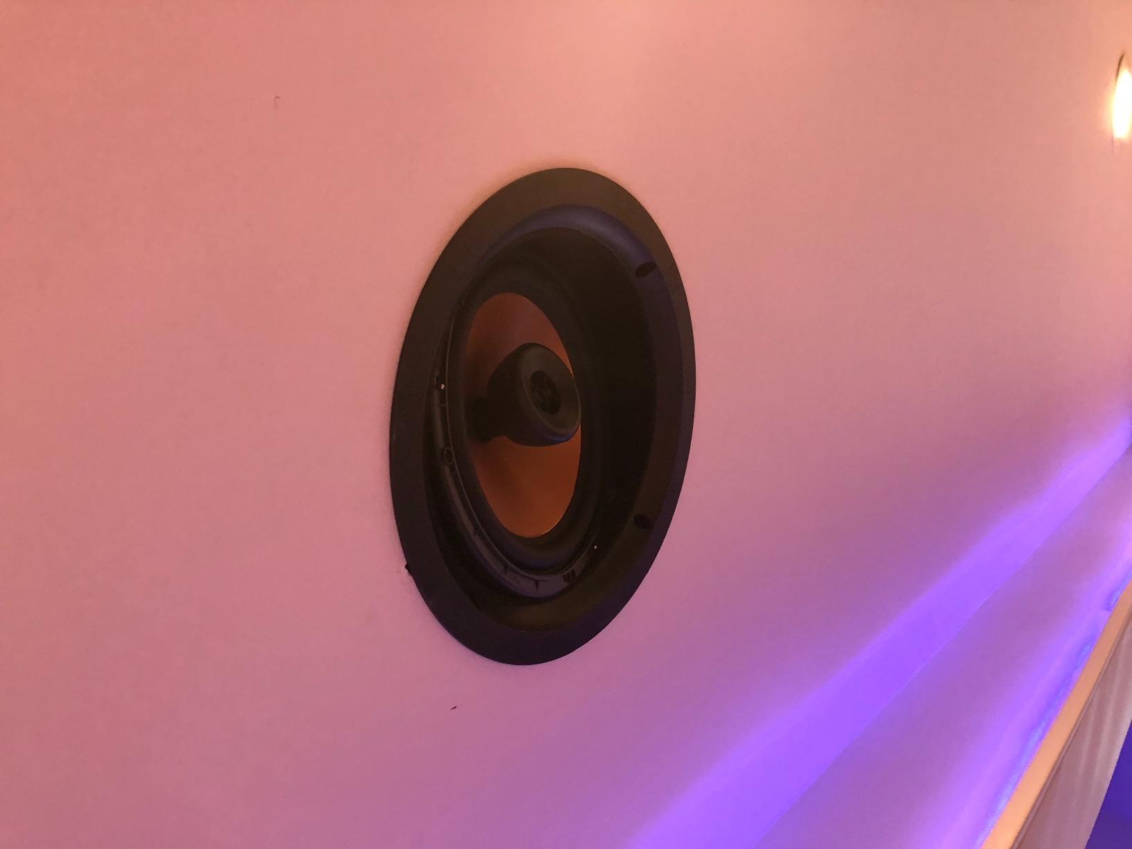 Klipsch Outdoor/Surround in-Ceiling Speaker Soundbar Home Speaker, Set of 1, White (CDT-5800-C II) customer photo 2