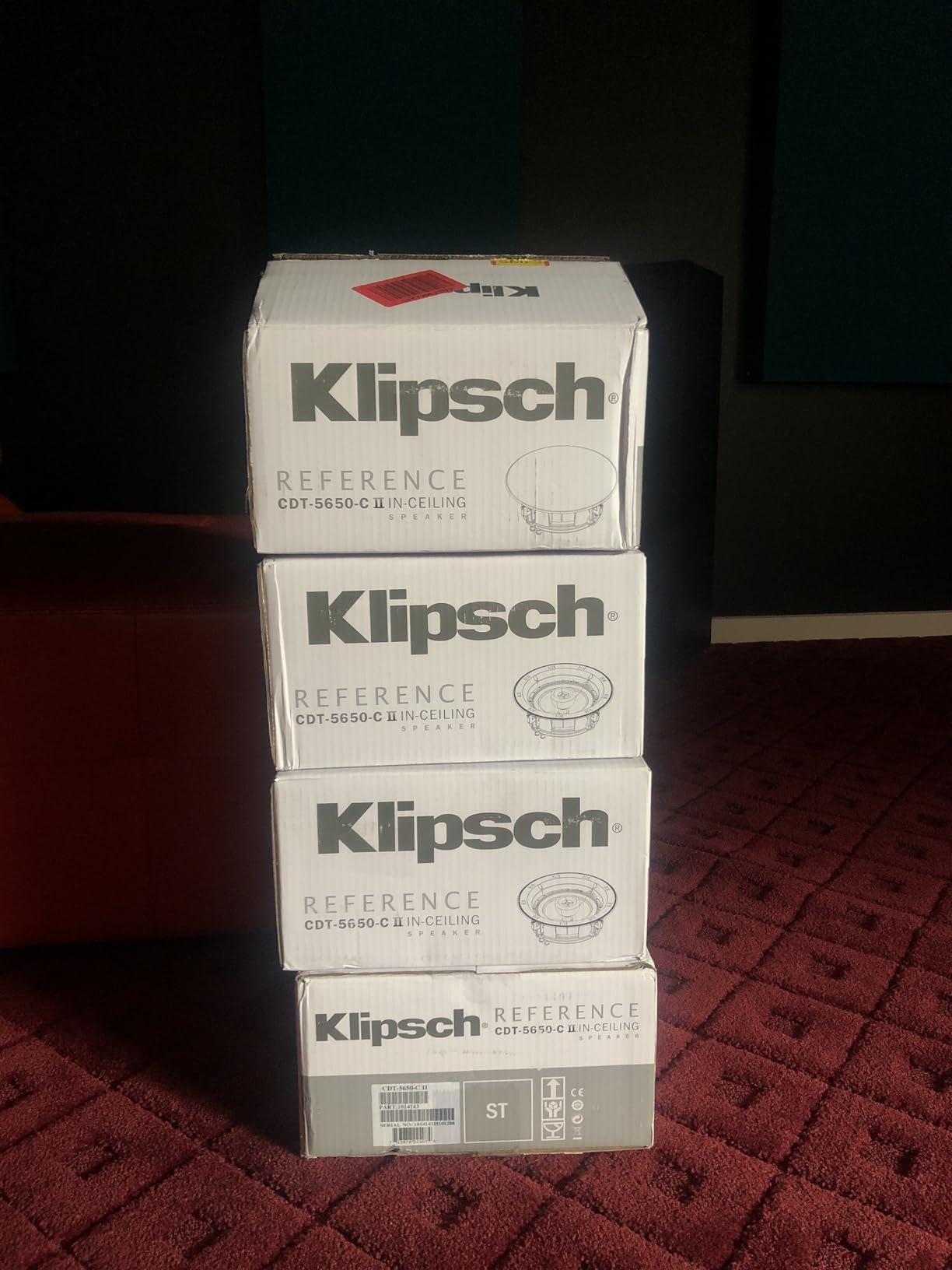 Klipsch CDT-5650-C II In-Ceiling Speaker - White (Each) customer photo 1