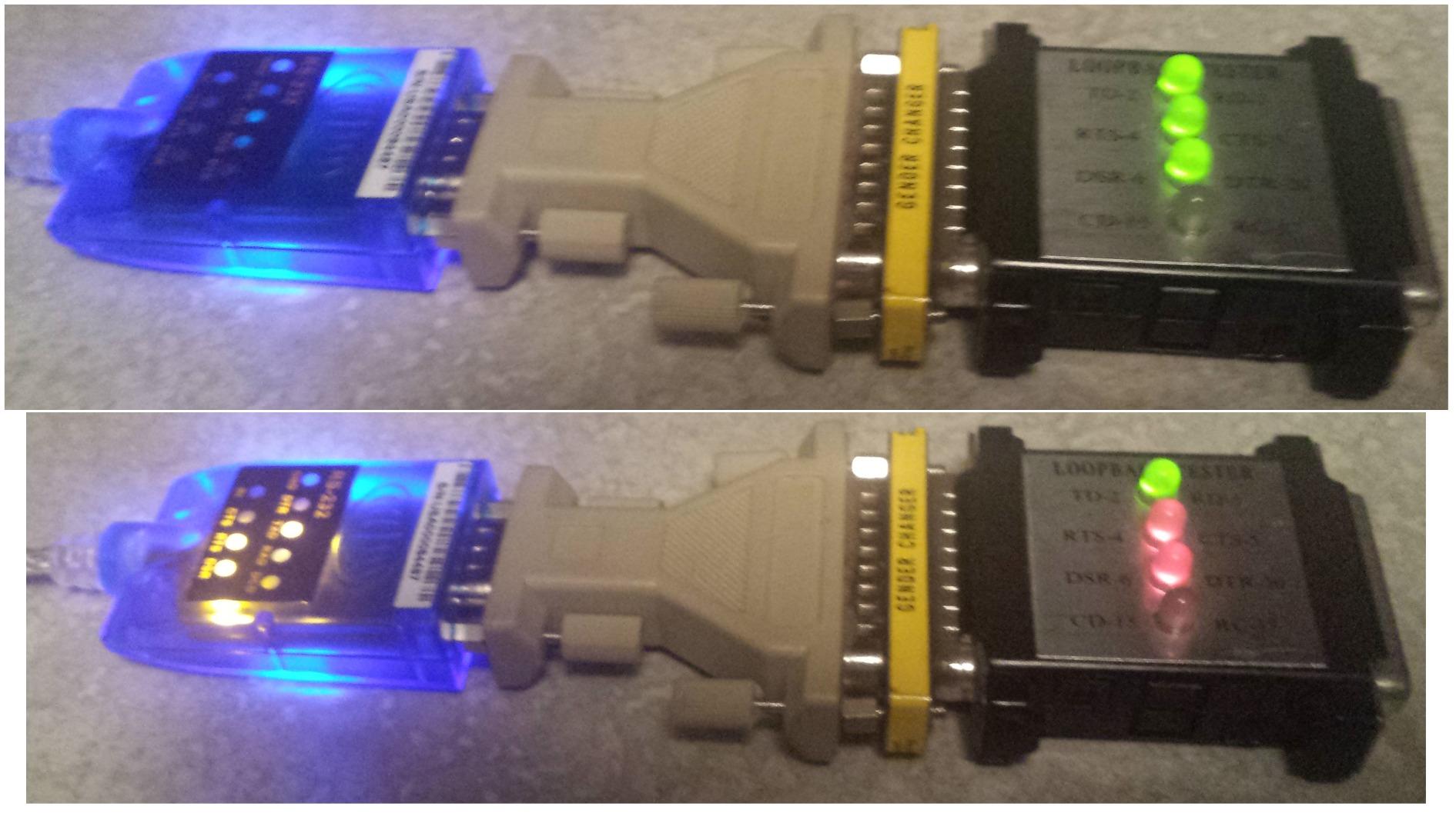 Gearmo USB to Serial RS-232 Adapter with LED Indicators, FTDI Chipset, Supports Windows 11/10/8.1/8/7, Mac OS X 10.6 and Above customer photo 2