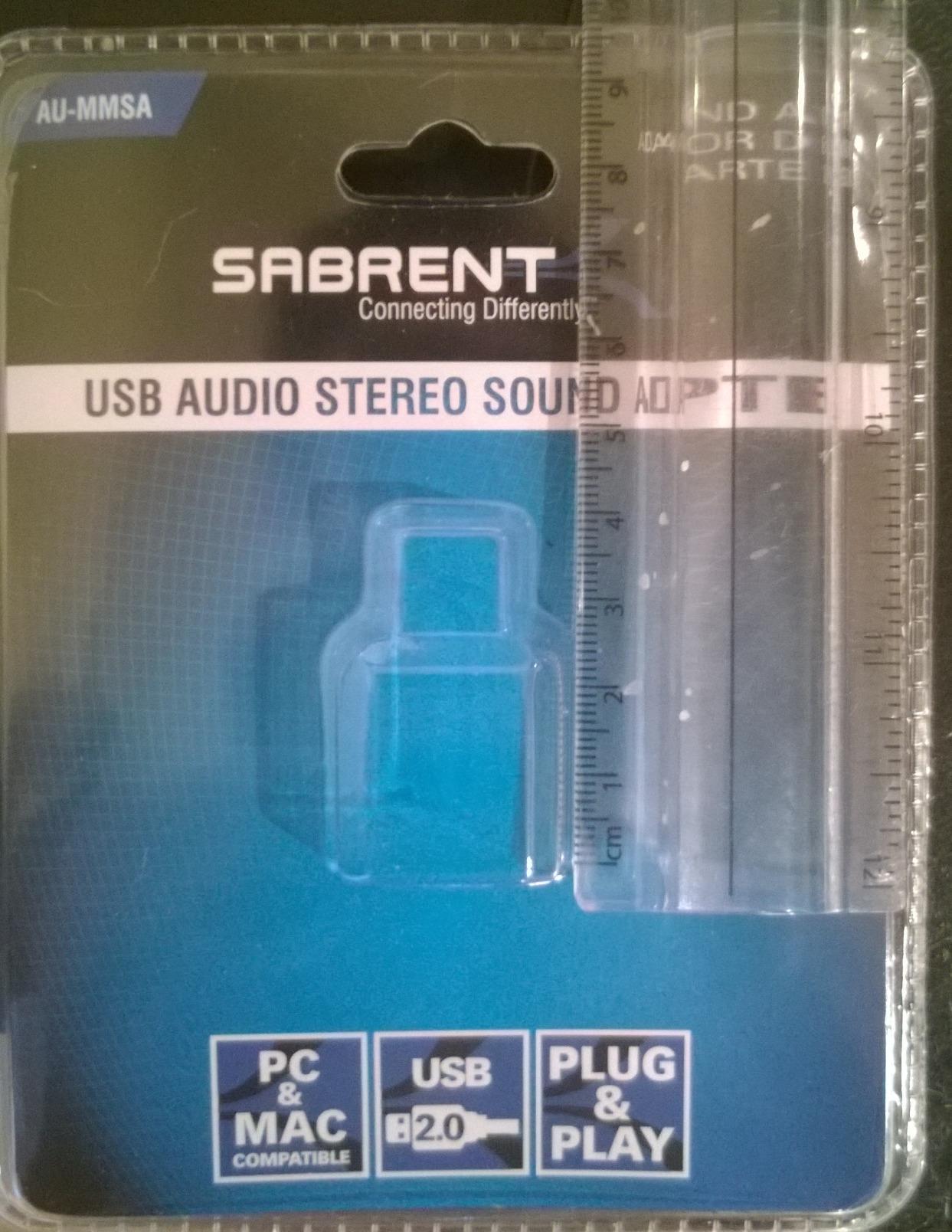 SABRENT USB External Stereo Sound Card Adapter, Plug & Play (AU-MMSA) customer photo 2