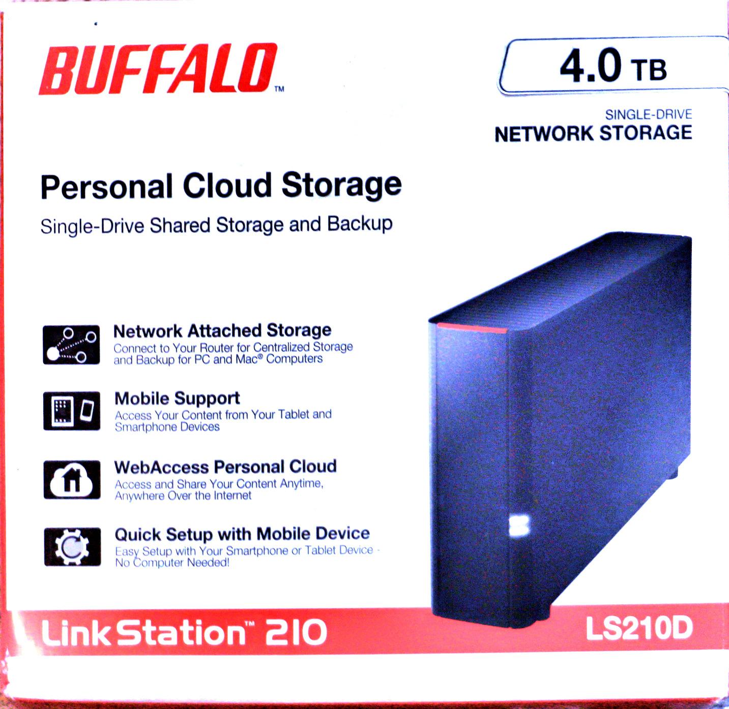 BUFFALO LinkStation 210 2TB 1-Bay NAS Network Attached Storage with HDD Hard Drives Included NAS Storage that Works as Home Cloud or Network Storage Device for Home customer photo 1
