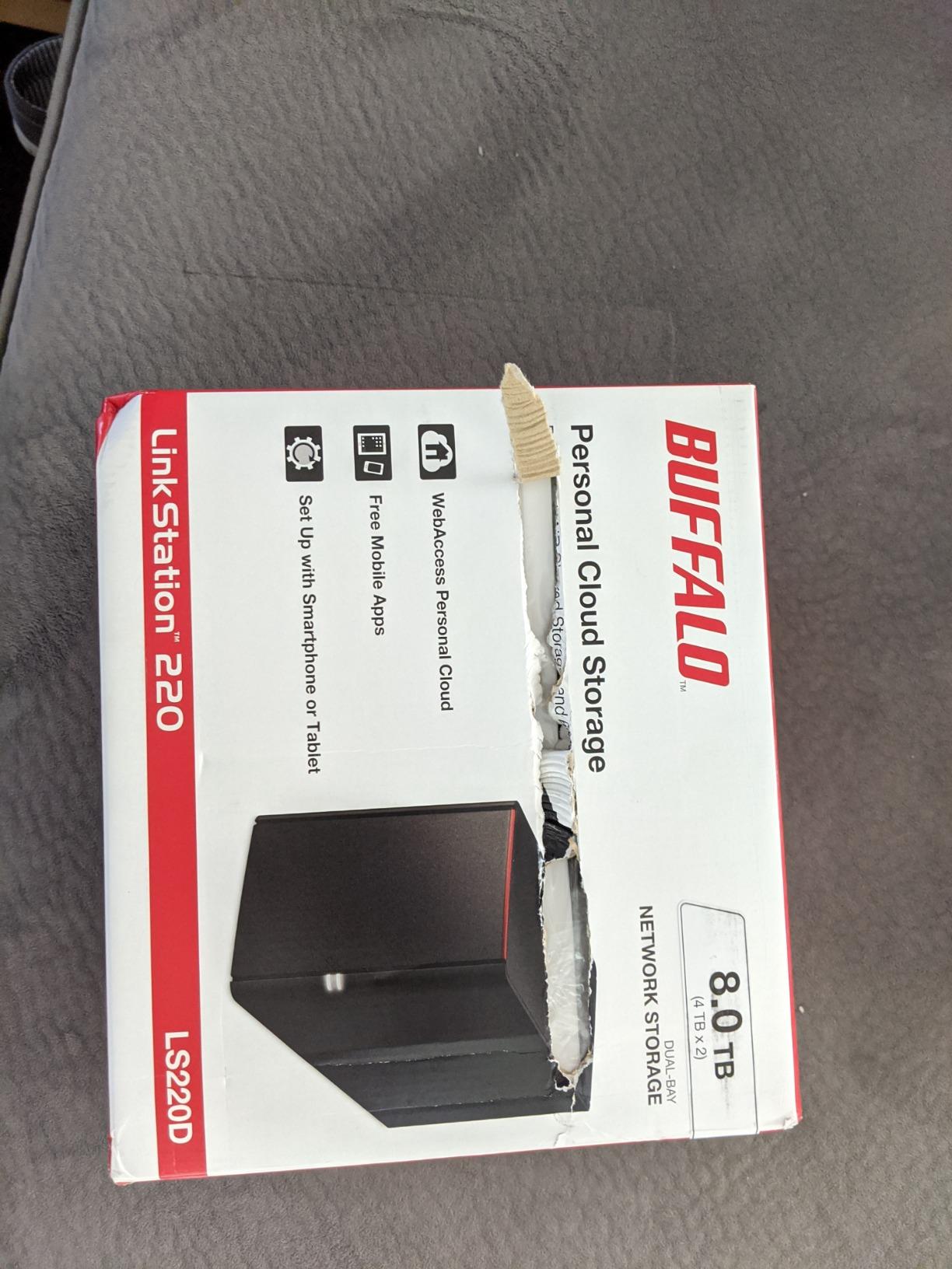 BUFFALO LinkStation 220 4TB 2-Bay NAS Network Attached Storage with HDD Hard Drives Included customer photo 1