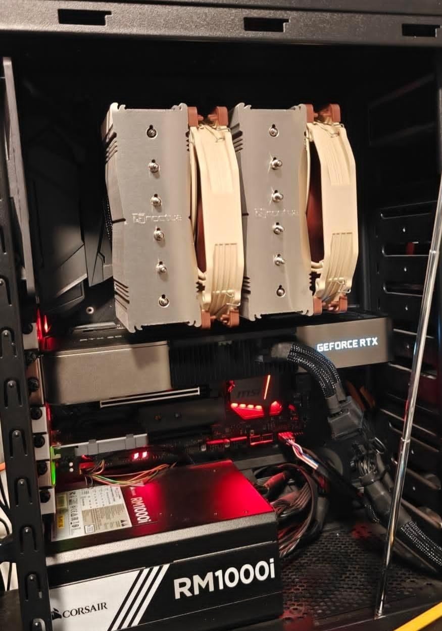 Noctua NH-D15, Quiet High-Performance Dual Tower CPU Cooler customer photo 2