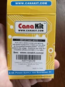 CanaKit 5V 2.5A Raspberry Pi 3 B+ Power Supply/Adapter (UL Listed) customer photo 2