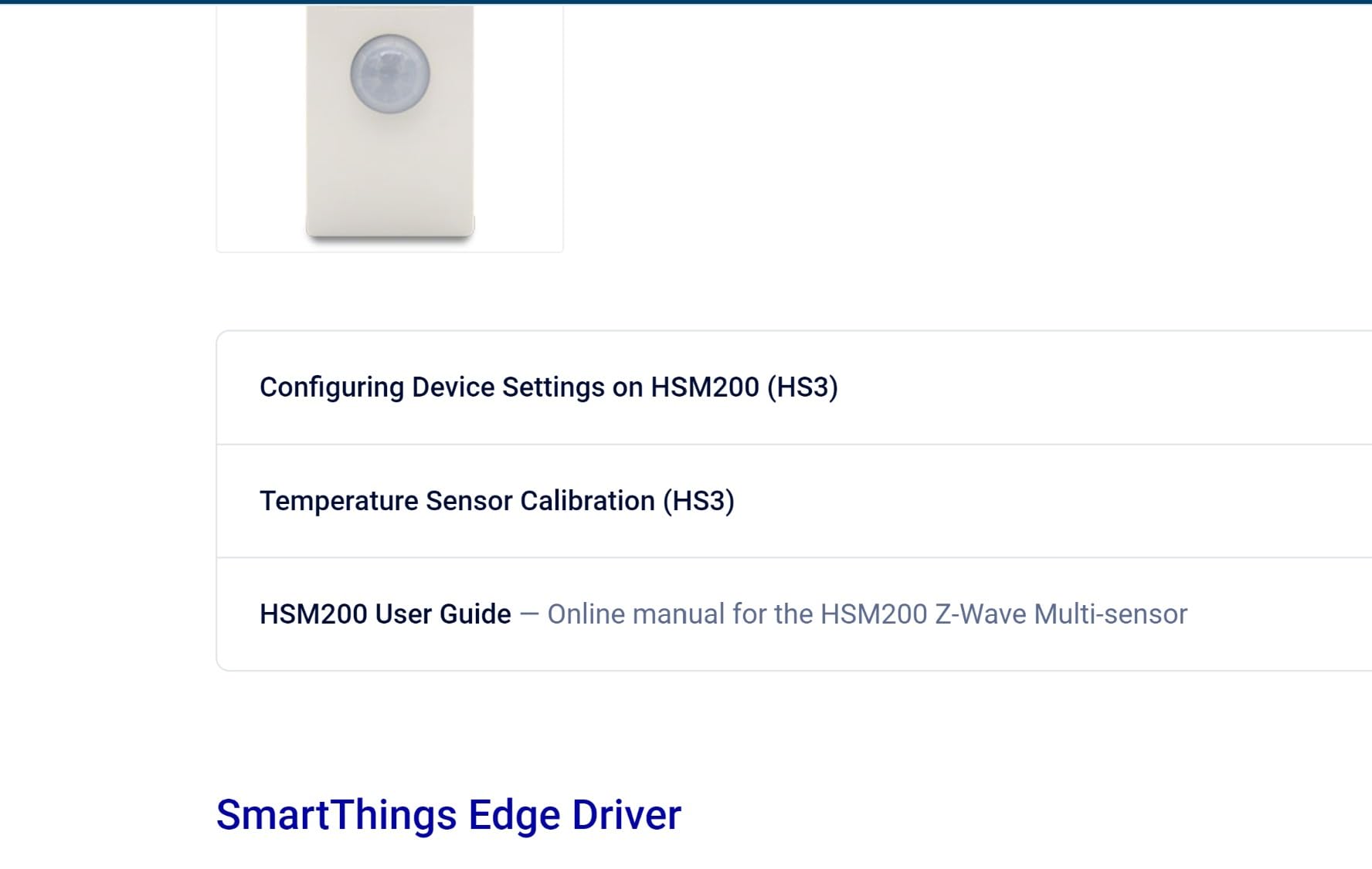 HomeSeer HSM200 Z-Wave Plus Smart Motion, Temperature and Light Sensor customer photo 1