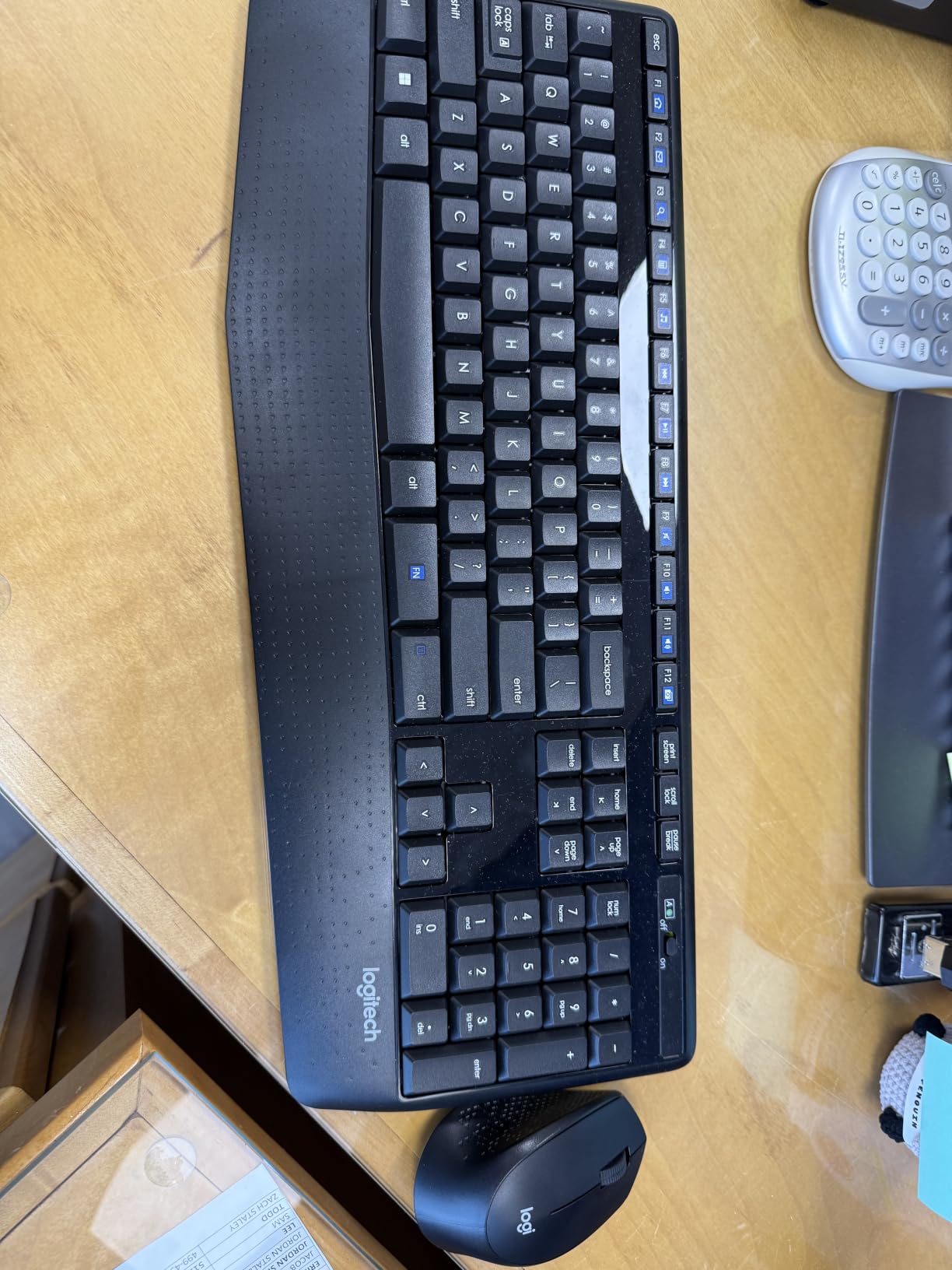 Logitech MK345 Full Size Wireless Keyboard and Mouse Combo - Black customer photo 1