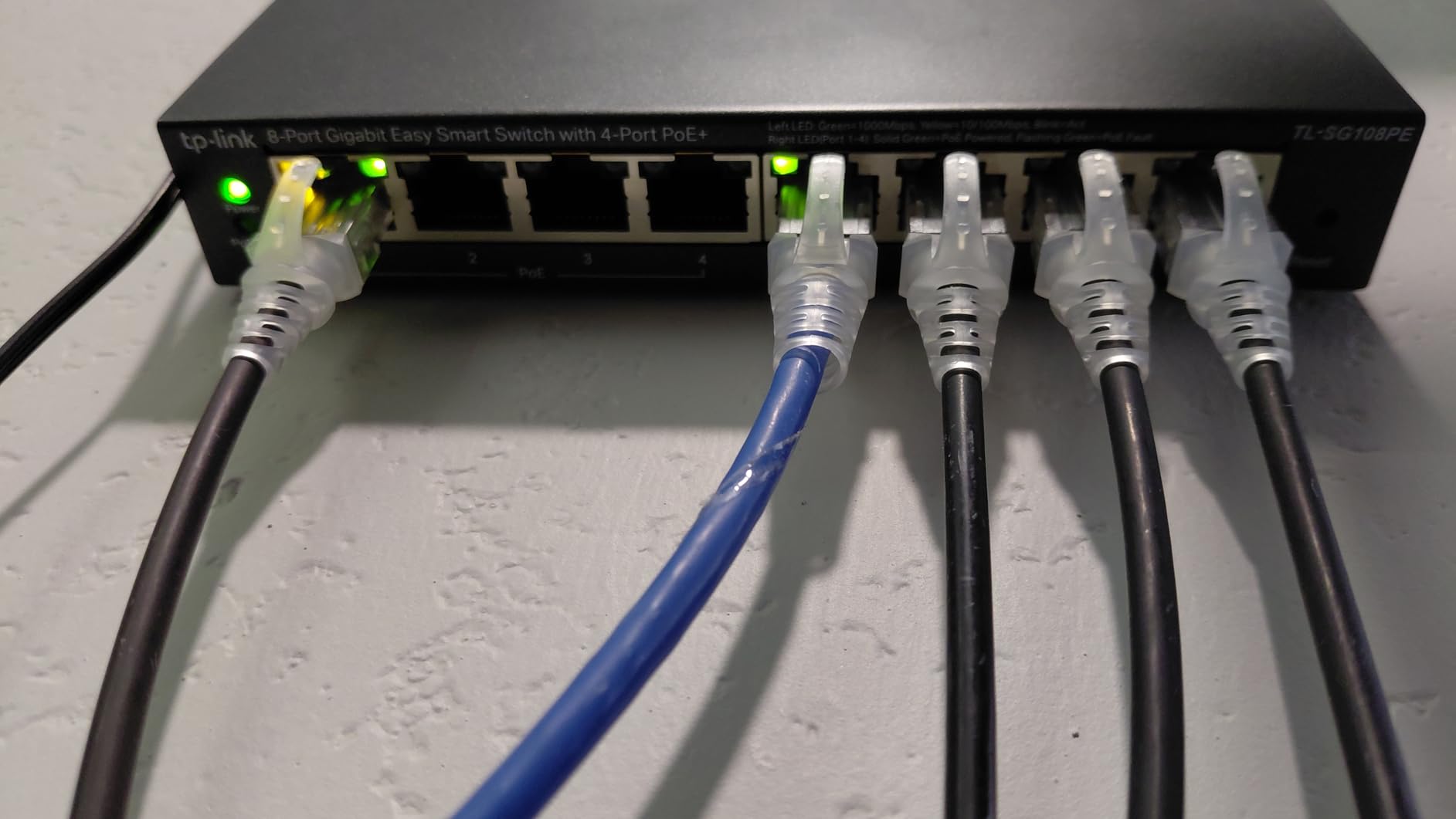 TP-Link TL-SG108PE V3 | 8 Port Gigabit PoE Switch | Easy Smart Managed | 4 PoE+ Ports @64W | Plug & Play | Sturdy Metal w/ Shielded Ports | Fanless | QoS, Vlan & IGMP | Limited Lifetime Protection customer photo 2