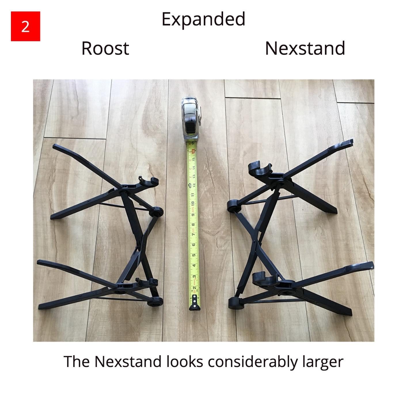 Roost V3 Laptop Stand - Adjustable and Extremely Portable Laptop Stand - PC and MacBook Stand customer photo 2