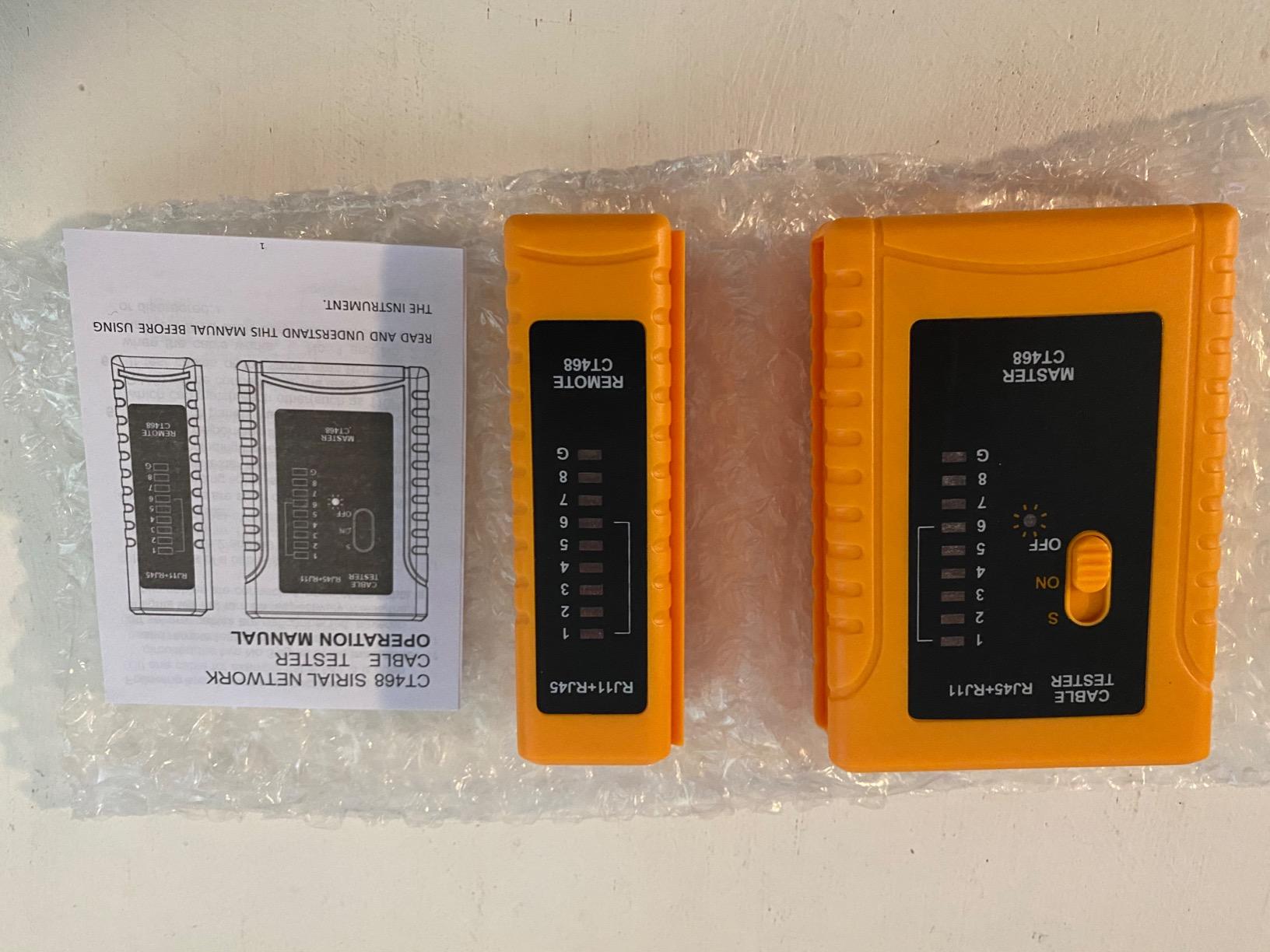 iMBAPrice - RJ45 Network Cable Tester for Lan Phone RJ45/RJ11/RJ12/CAT5/CAT6/CAT7 UTP Wire Test Tool customer photo 1
