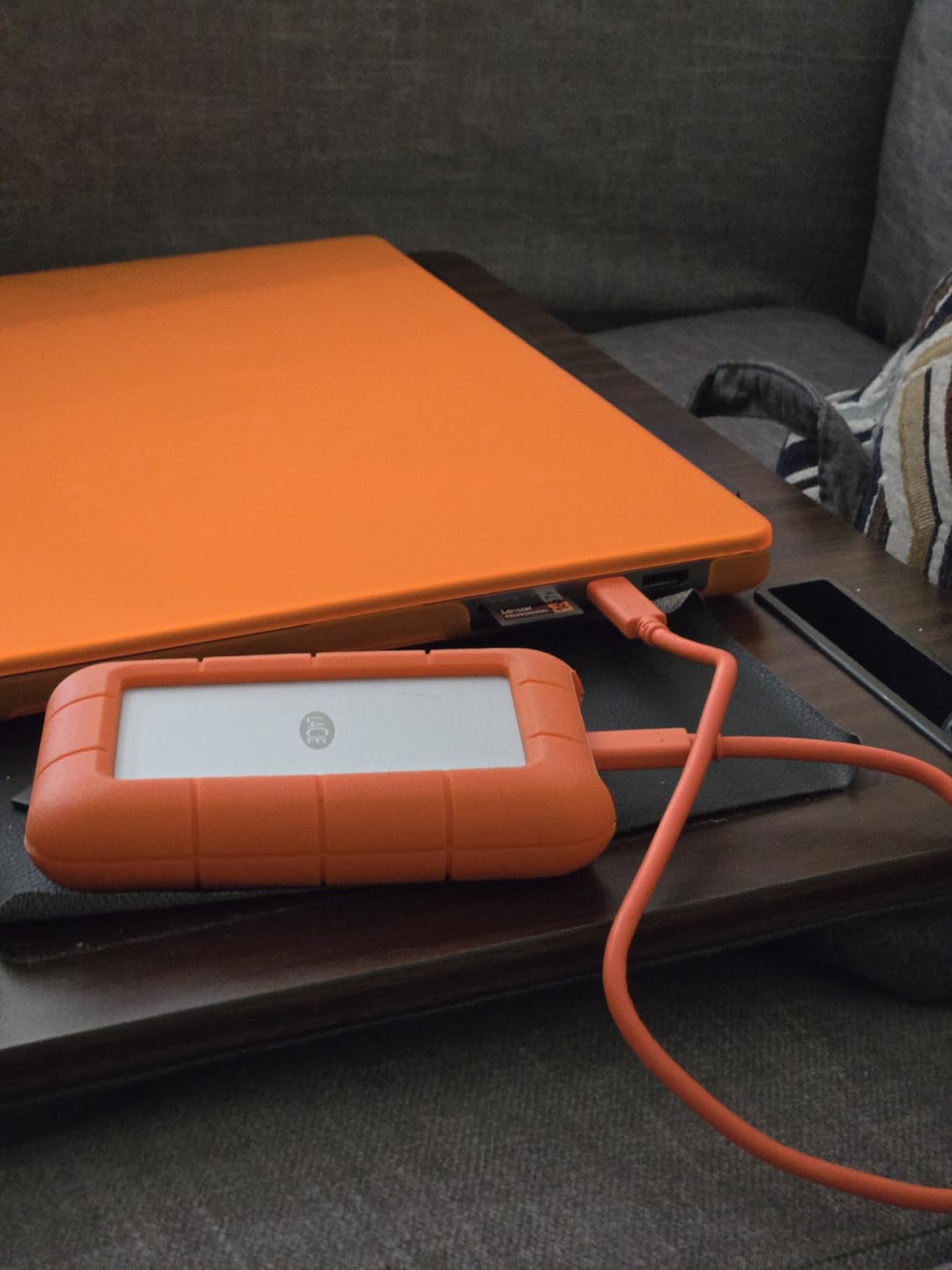 LaCie Rugged USB-C, 4TB, Portable External Hard Drive, Drop, Shock, Dust, Rain Resistant customer photo 1