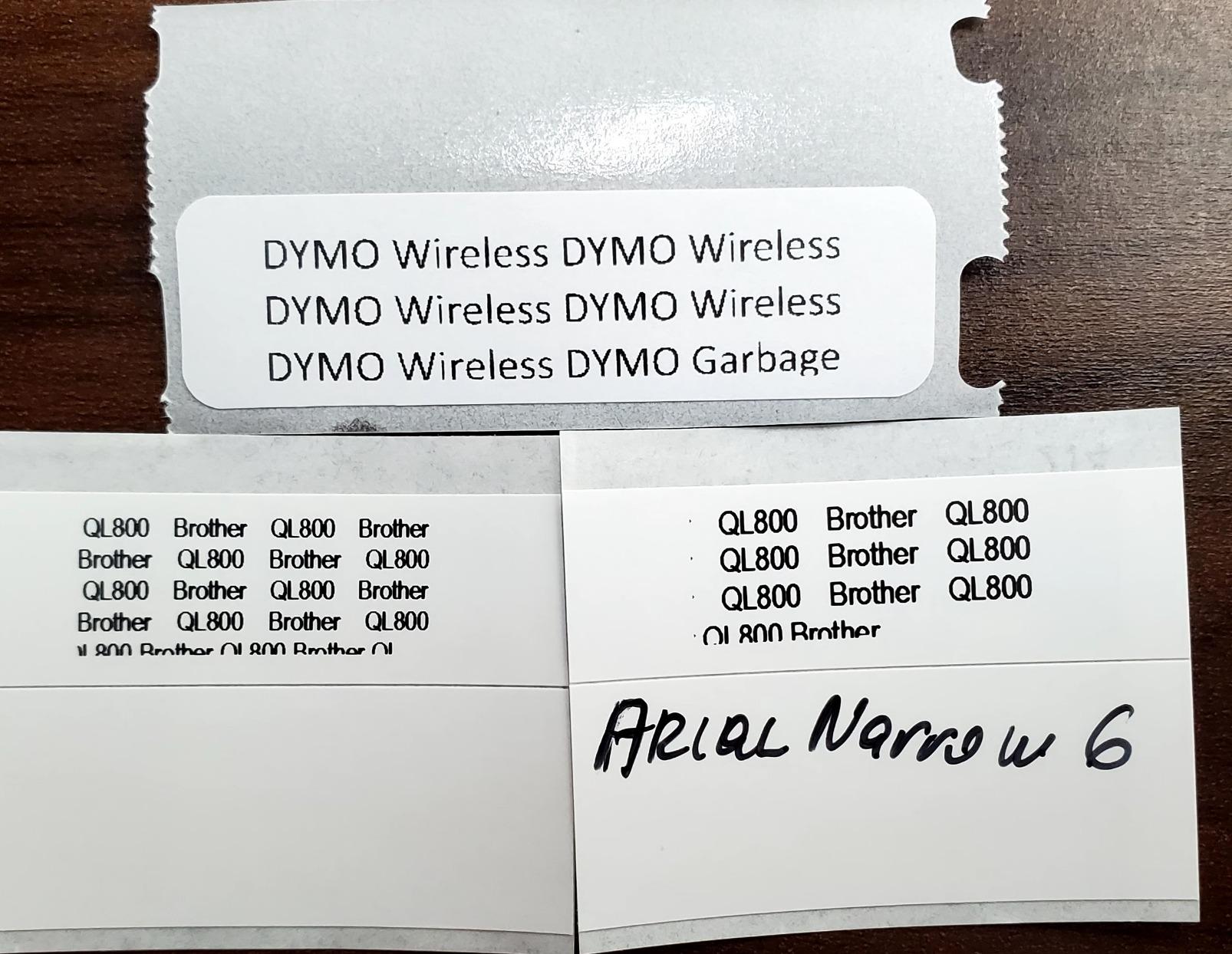 Brother QL-800 High-Speed Professional Printer, Plug & Label Feature, Genuine DK Pre-Sized, Multi-System Compatible - Black & Red Printing Available customer photo 1