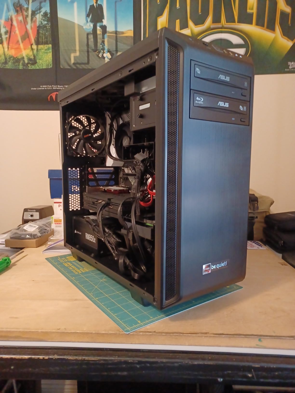 be quiet! Pure Base 600 ATX Midi Tower PC Case, 2 Pre-Installed Pure Wings Fans, Black, BG021 customer photo 1