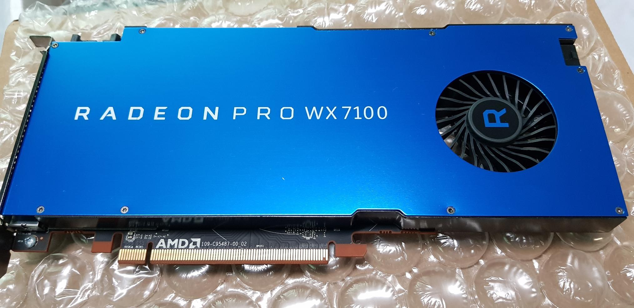 Radeon Pro WX 7100 100-505826 8GB 256-bit GDDR5 Video Cards - Workstation customer photo 1