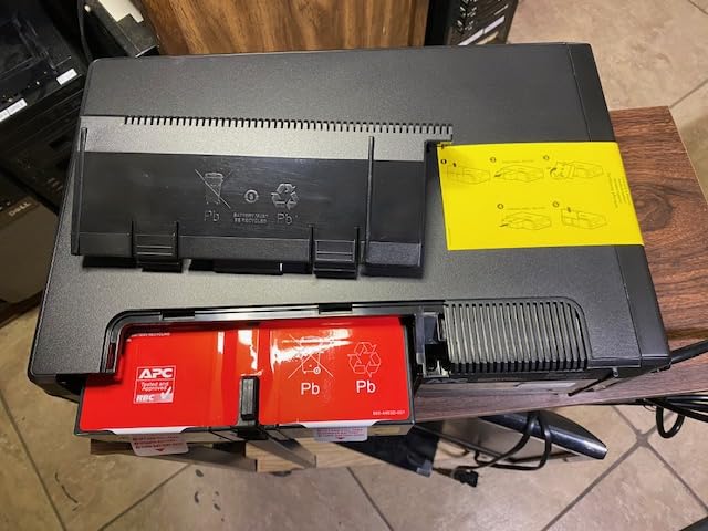 APC UPS 1500VA/900W Battery Backup for PCs, Office Electronics, BX1500M | Back-UPS Pro UPS for home offices. 10 outlets, LCD, AVR, surge protection, 68-min runtime (@100W) for PCs & workstations customer photo 2