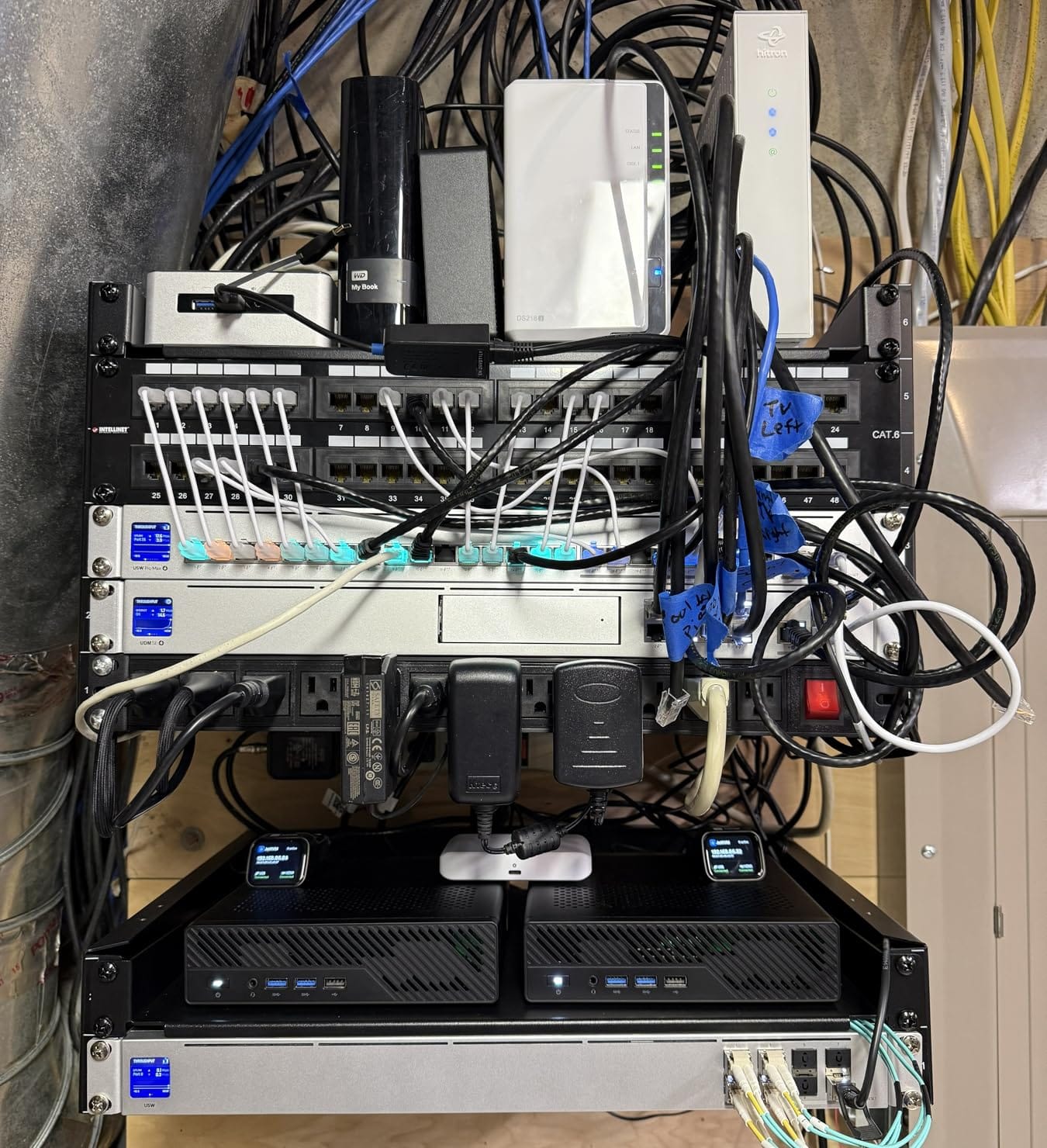 Vented 1U Rack Shelf - 10in Deep - 1U Rack Mount Shelf customer photo 2