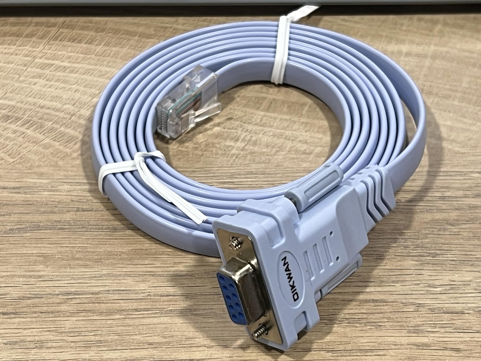 USB Console Cable, USB to RJ45 Console Cable for Cisco Routers/AP Router/Switch Windows, Mac, Linux (1.8m, Blue) customer photo 1