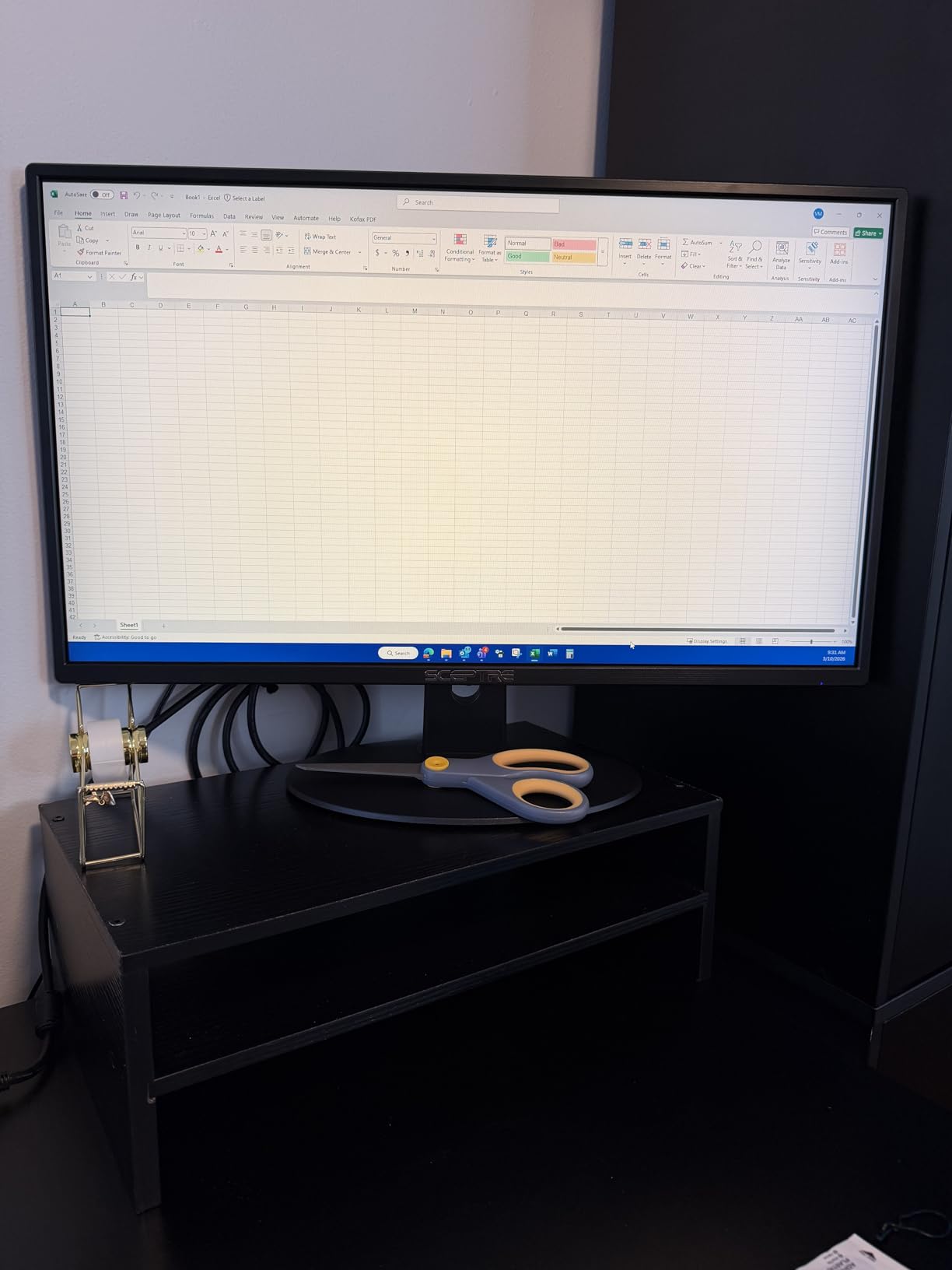 Sceptre 24-inch Prime Monitor Thin 1080p LED Monitor 99% sRGB 2x HDMI VGA Build-in Speakers, Machine Black (E248W-19203R 2025 Series) customer photo 1