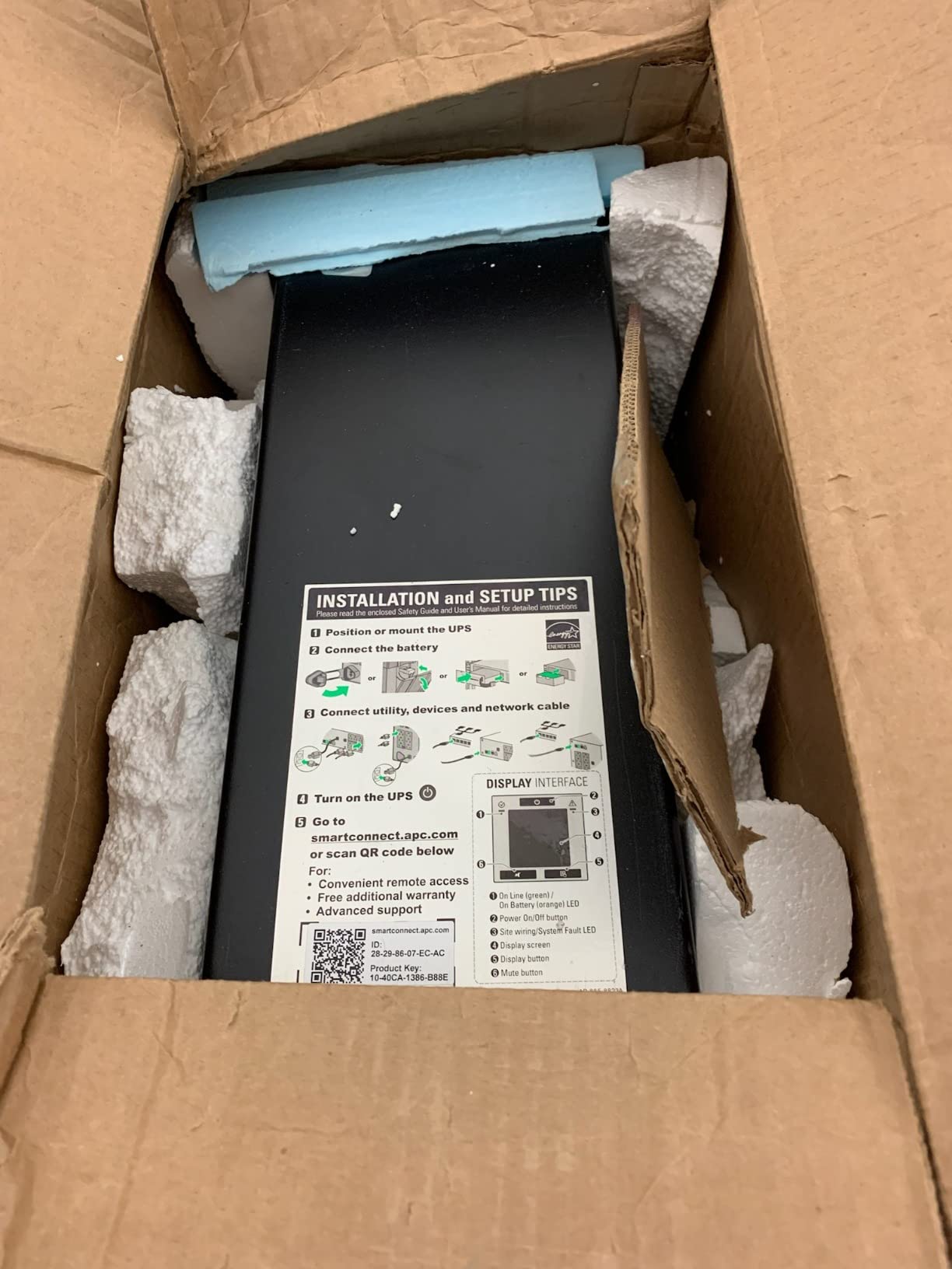 APC Smart-UPS 1500VA/900W Line Interactive UPS with SmartConnect, SMC1500C | Tower UPS for servers, storage, network closets. 120V, Eight NEMA 5-15R Outlets, Smartslot, AVR, LCD customer photo 2