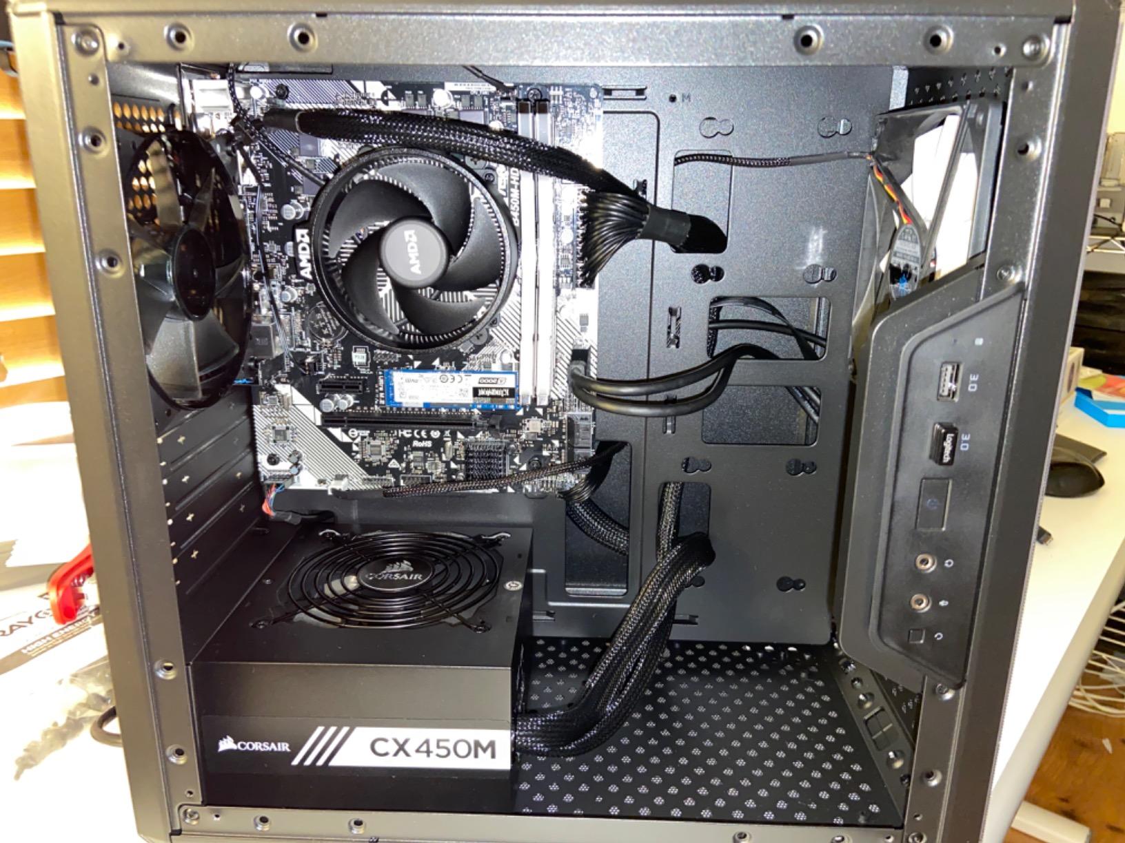 Cooler Master Q300L V1 Micro-ATX PC Case, High Airflow, Transparent Panel | 360mm Graphics Card Support, 240mm AIO Support, Micro-ATX Motherboard, Magnetic Dust Filters, Modular I/O Panel customer photo 1