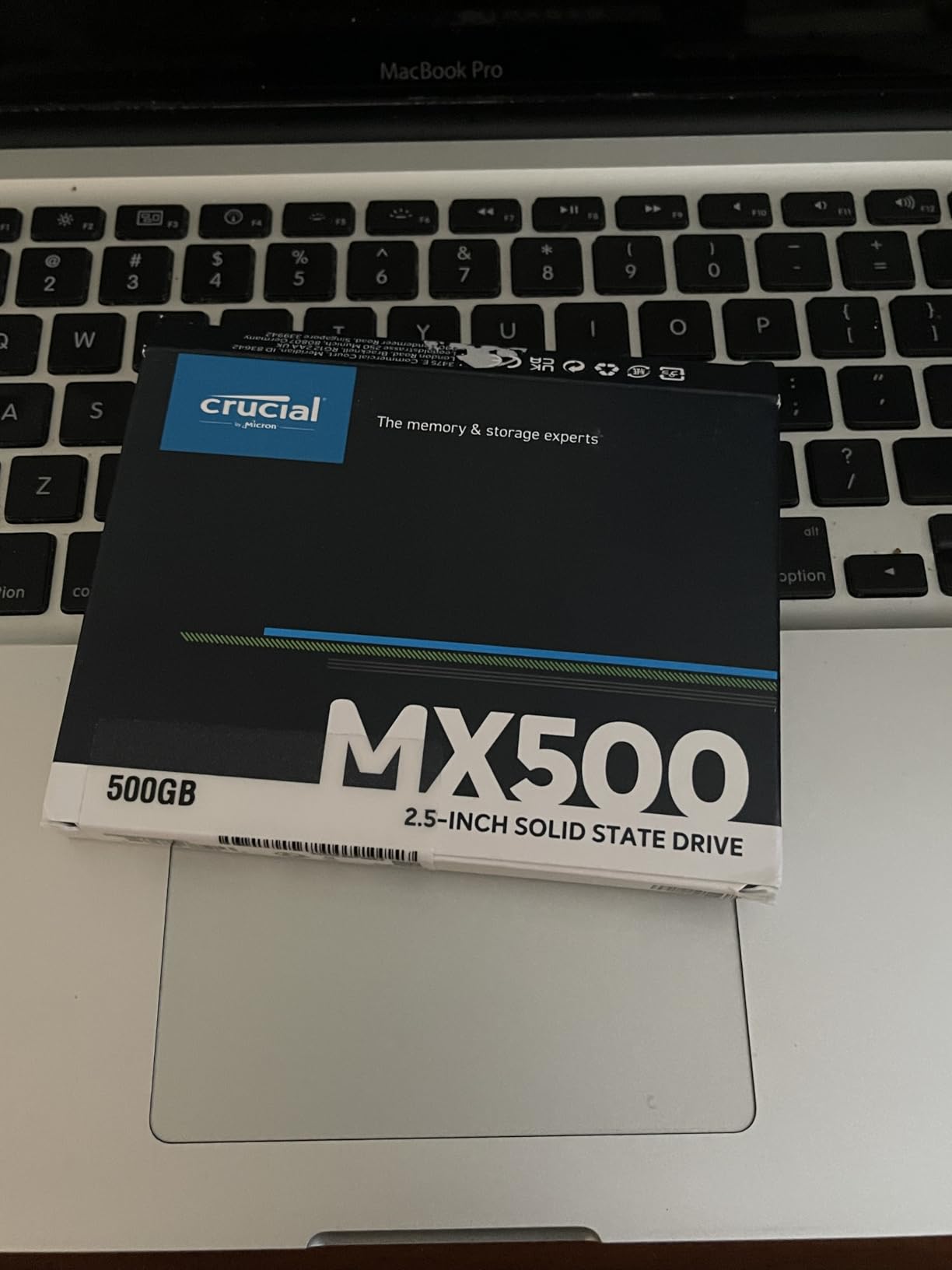 Crucial MX500 500GB 3D NAND SATA 2.5 Inch Internal SSD customer photo 1