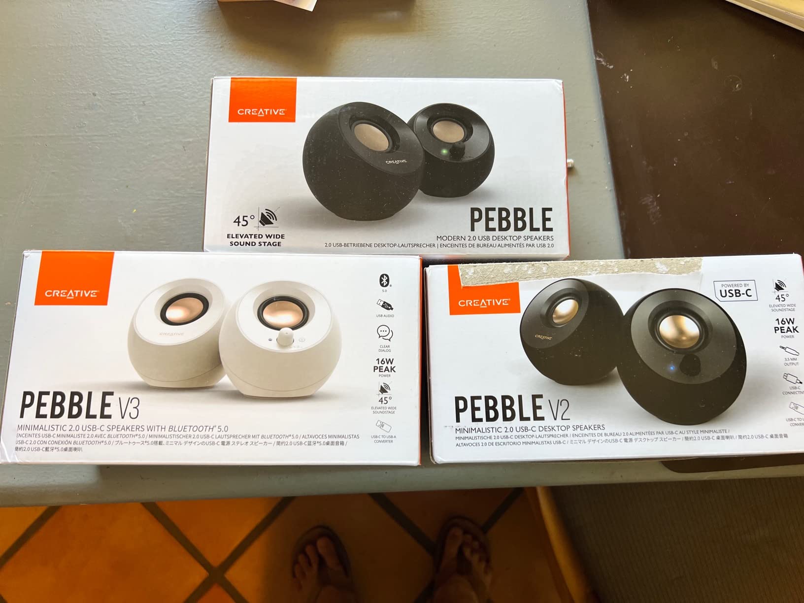 Creative Pebble, 2.0 USB Desktop Stereo Speakers for PC/Laptop, White | USB-Powered, Compact, Minimal Design customer photo 2