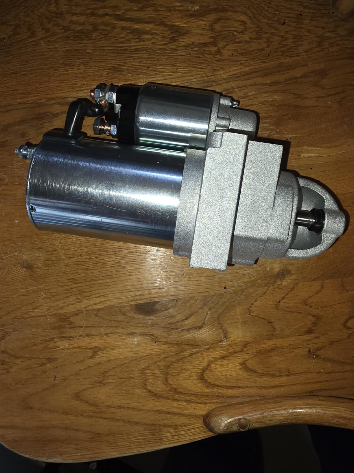 New Mini Starter Monster Torque for Small Big Block SBC BBC 1.7KW! 350 Chevy Street Rod Race Car Hot Rod 3HP 168 Tooth Flywheel Staggered Mount Gear Reduction 10 lbs! Includes Mounting Hardware customer photo 1