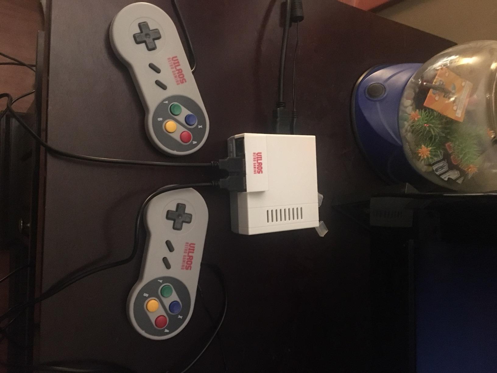 V-Kits Raspberry Pi 3 Model B+ (B Plus) Retro Arcade Gaming Kit with 2 Classic USB Gamepads [2018 Model] customer photo 2