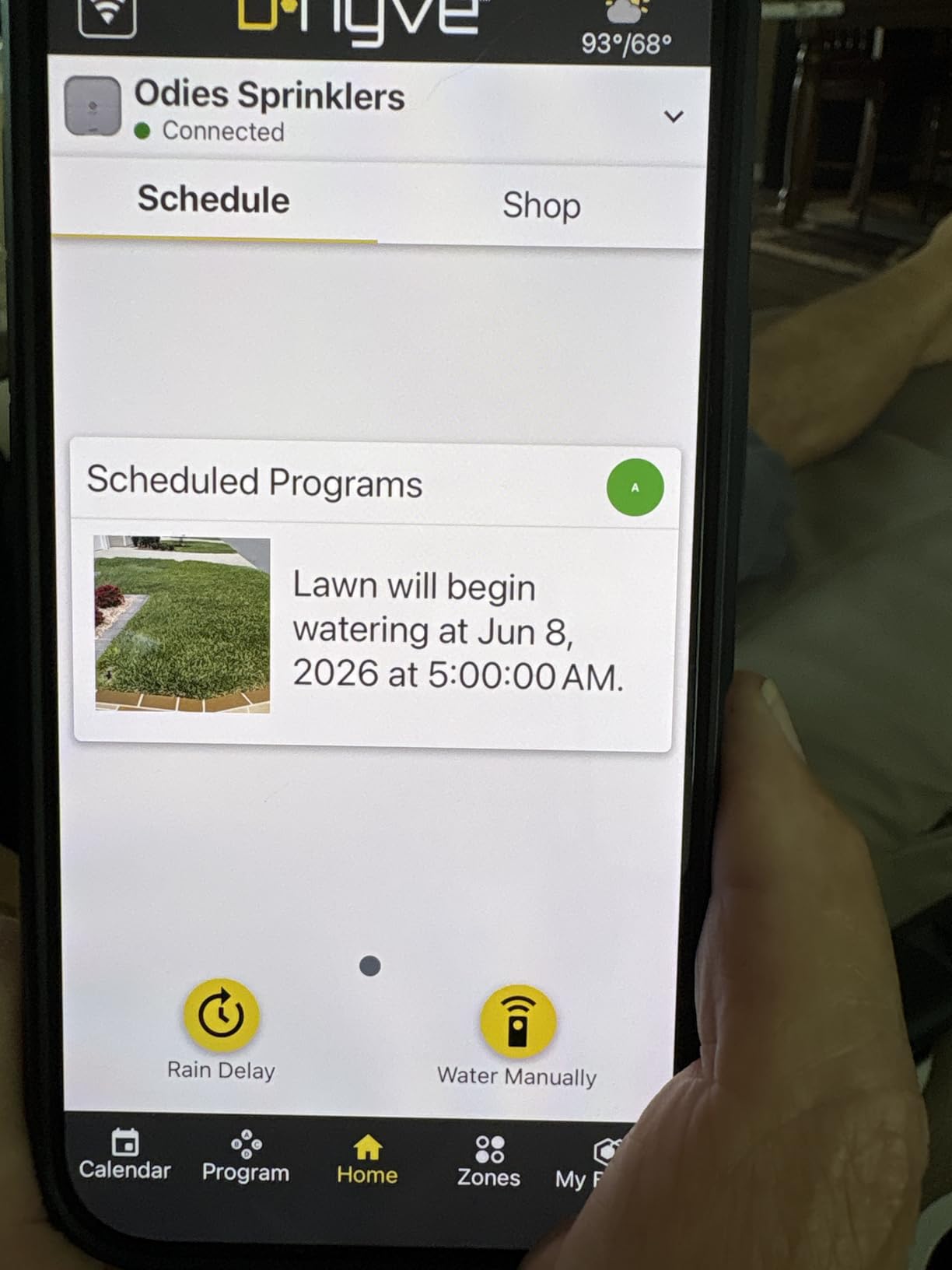 Orbit B-hyve Indoor Smart Sprinkler Controller - 8-Zone - WiFi Irrigation Controller with Weather Adjustment customer photo 1