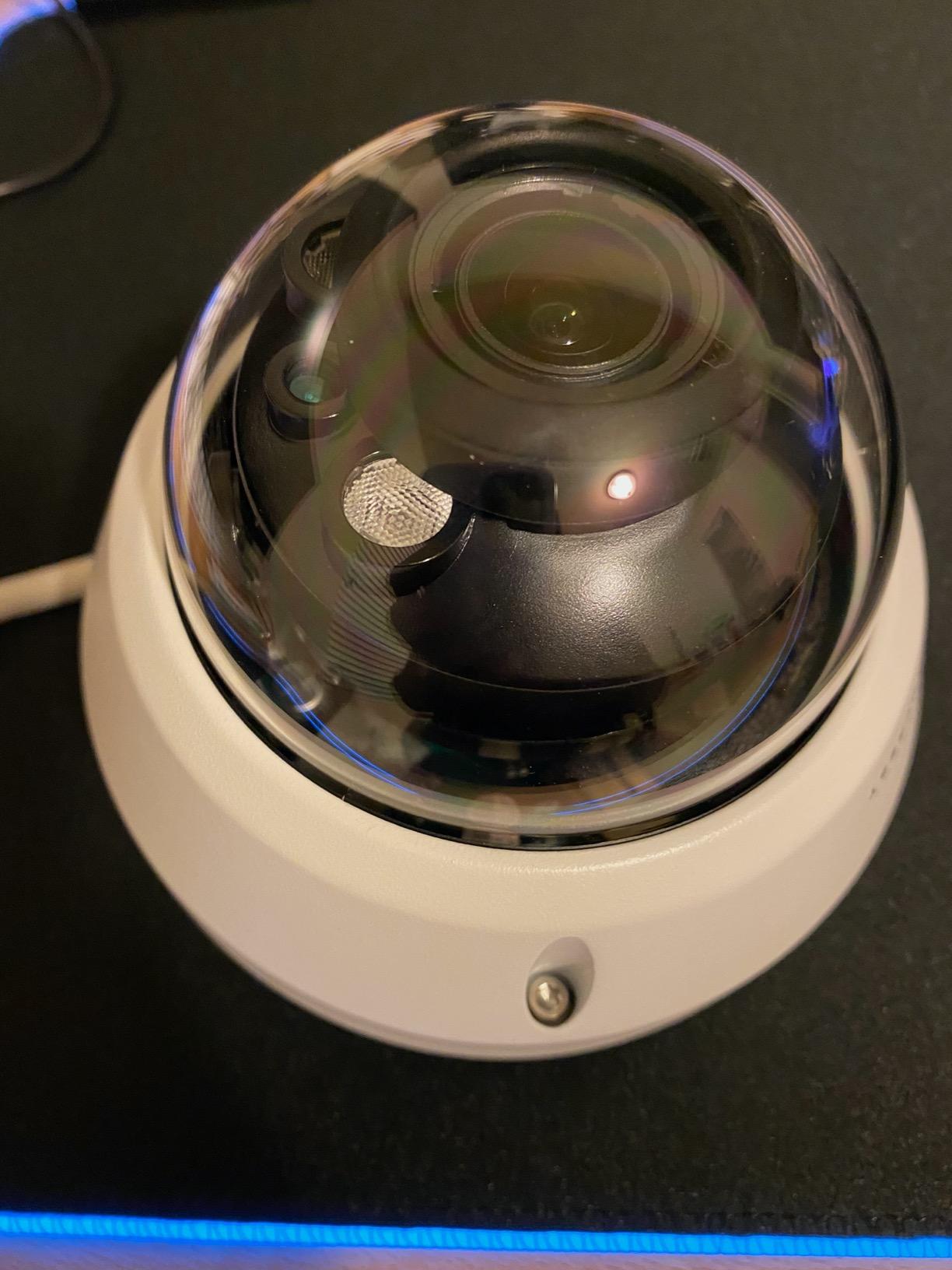 Amcrest Dual-Lens 4K (8MP) Outdoor Security POE Camera, 2 x 4MP Lenses PoE AI Turret IP Camera, 131ft Night Color, Human/Vehicle Detection, Panoramic 180° FOV, 2 x 4MP@25fps IP8M-FCT2999EW-AI (White) customer photo 1