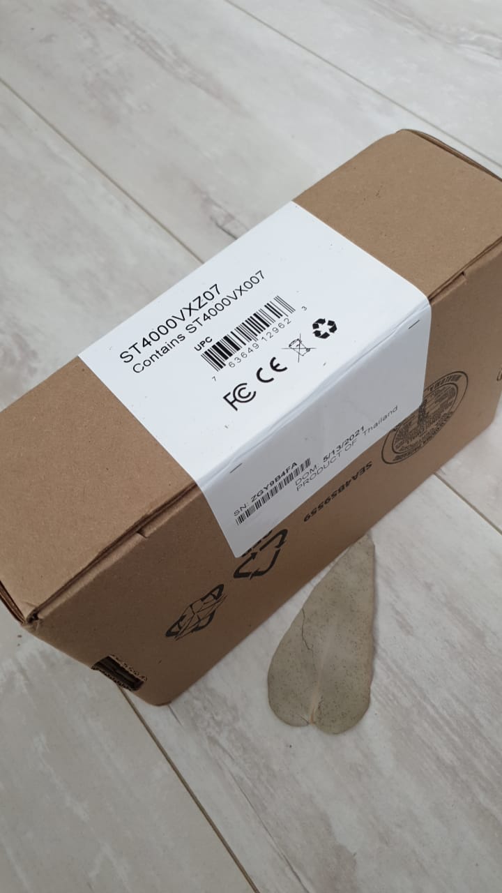 SEAGATE ST4000VX007 Skyhawk 4TB Surveillance Hard SATA 6Gb/s 64MB Cache 3.5-Inch Internal Drive-Frustration Free Packaging (ST4000VXZ07) Mechanical Hard Disk customer photo 1