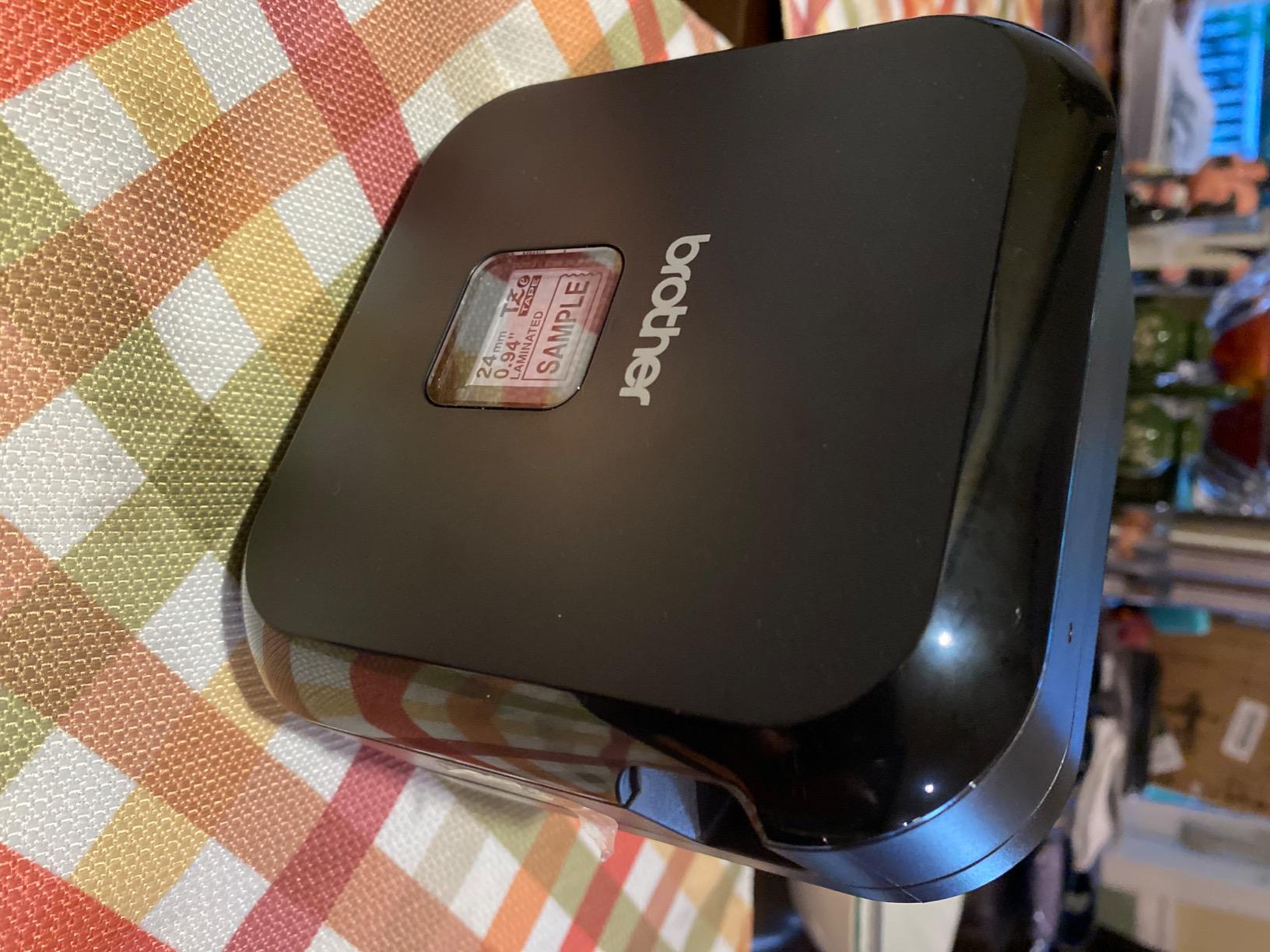 P-touch CUBE Plus Bluetooth Label Maker (PT-P710BT), Black customer photo 2