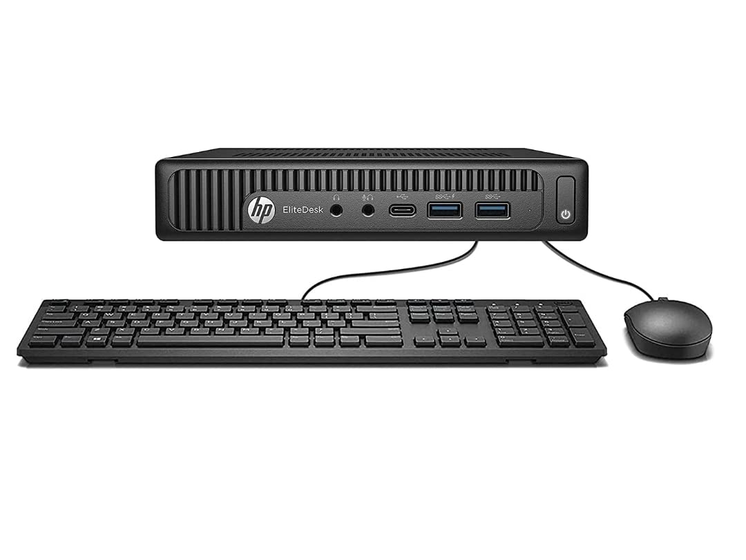 HP EliteDesk 800 G2 Mini Business Desktop PC Intel Quad-Core i5-6500T-2.5 GHz, 8G DDR4, 240G SSD, VGA, DP port, Windows 10 Professional 64 Bit (Renewed) customer photo 2