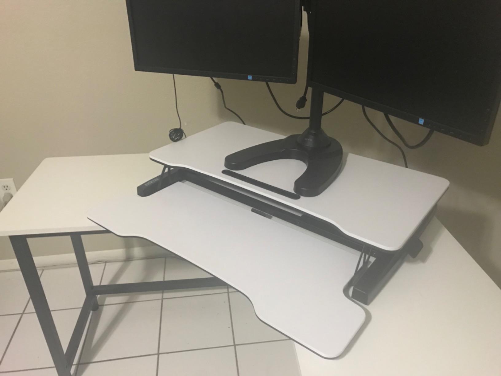 FITUEYES Height Adjustable Standing Desk 32