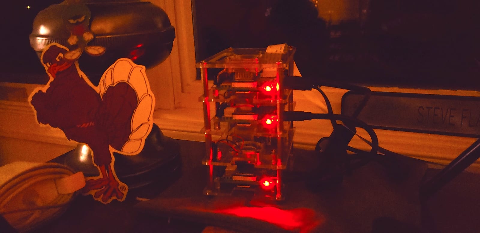 Cluster Case with Cooling Fan and Heatsinks for Raspberry Pi 4B/3B+/3B/2B customer photo 2
