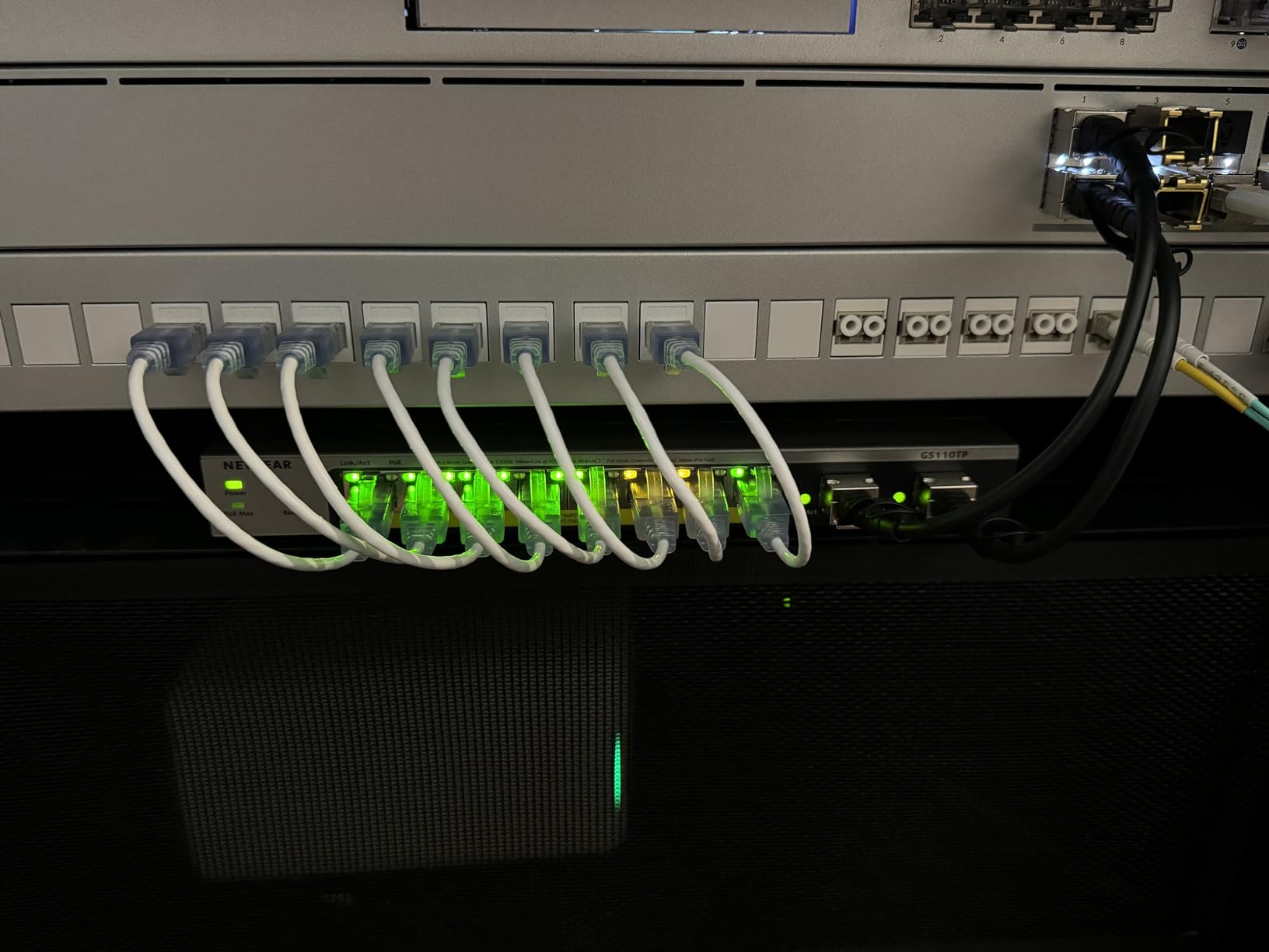 NETGEAR 10-Port PoE Gigabit Ethernet Smart Managed Network Switch (GS110TP) | With 8 x PoE+ Ports @ 55W, 2 x 1G SFP, Optional Insight Cloud Management, Desktop or Wall Mount customer photo 1