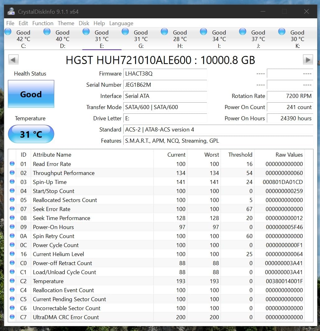 Western Digital HGST Ultrastar He10 10TB SATA 6.0Gb/s 7200 RPM 256MB Cache 3.5-inch Enterprise Hard Drive HDD (Renewed) customer photo 1