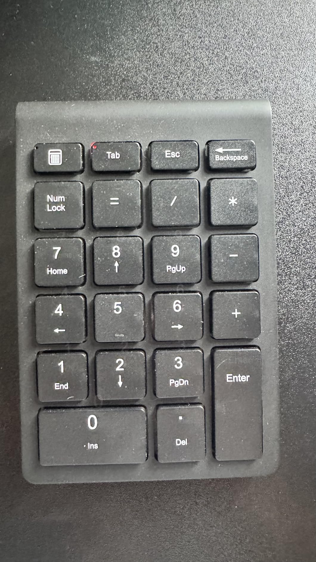 Foloda Wireless Number Pads, Numeric Keypad Numpad 22 Keys Portable 2.4 GHz Financial Accounting Number Keyboard Extensions 10 Key for Laptop, PC, Desktop, Surface Pro, Notebook customer photo 2