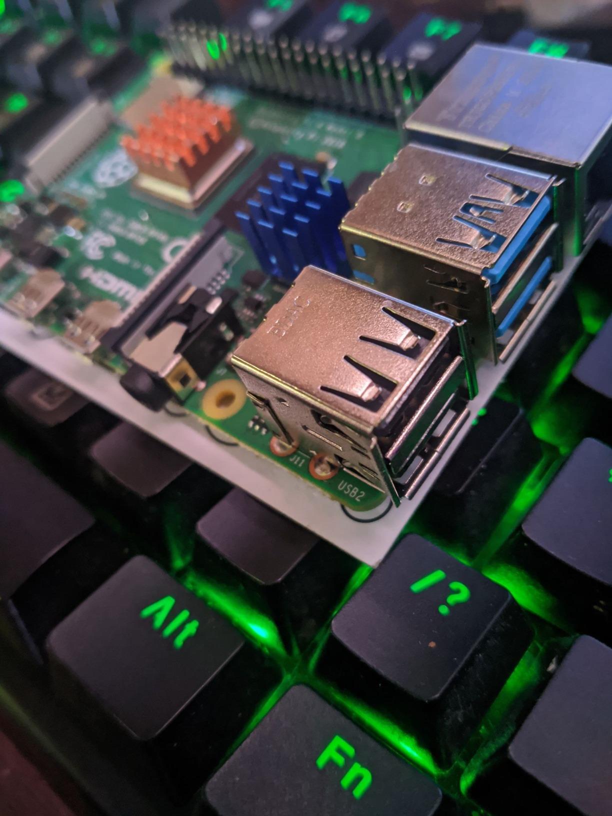 Raspberry Pi 4 Model B 2019 Quad Core 64 Bit WiFi Bluetooth (2GB) customer photo 2