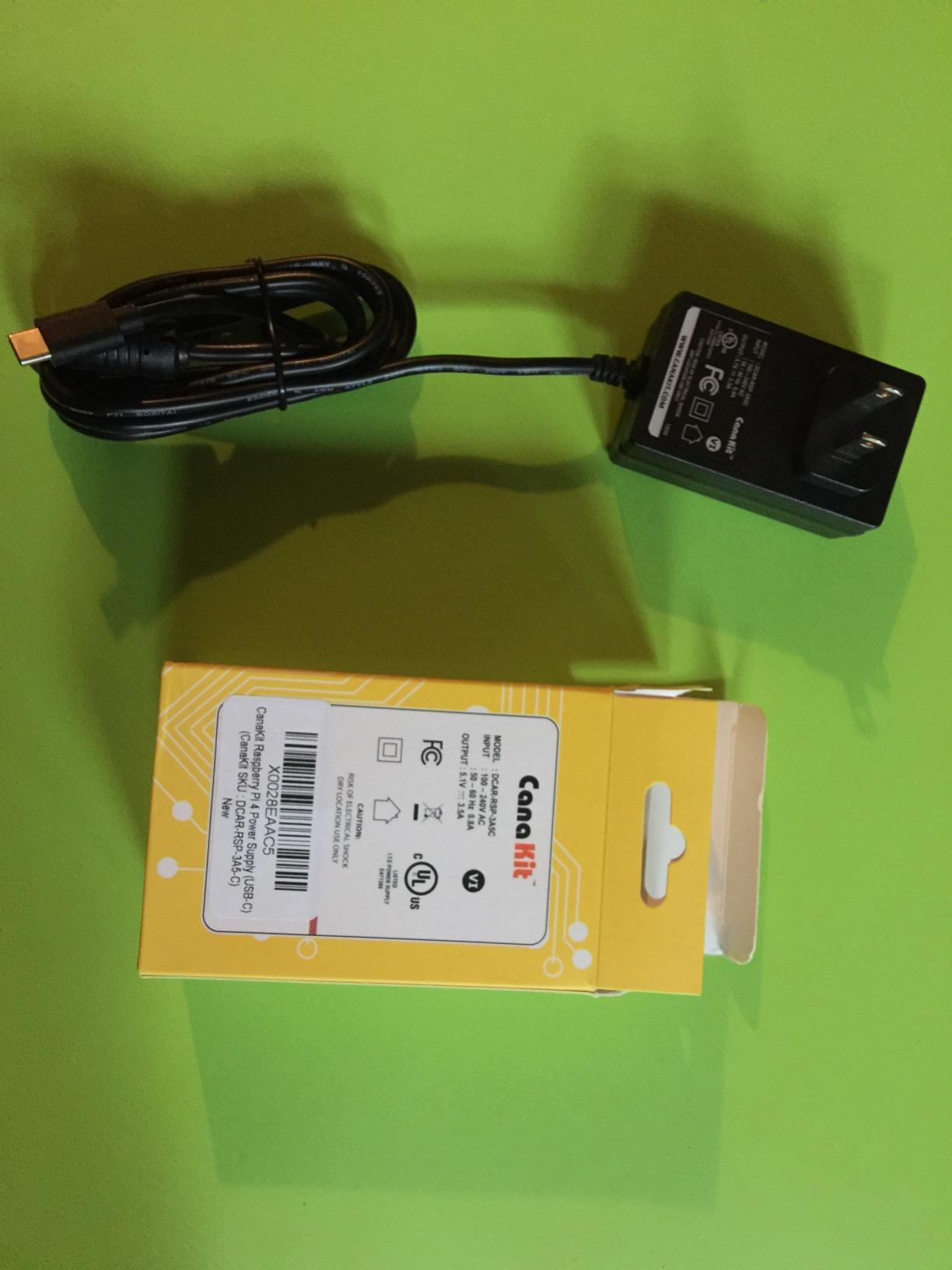 CanaKit 3.5A Raspberry Pi 4 Power Supply (USB-C) customer photo 1