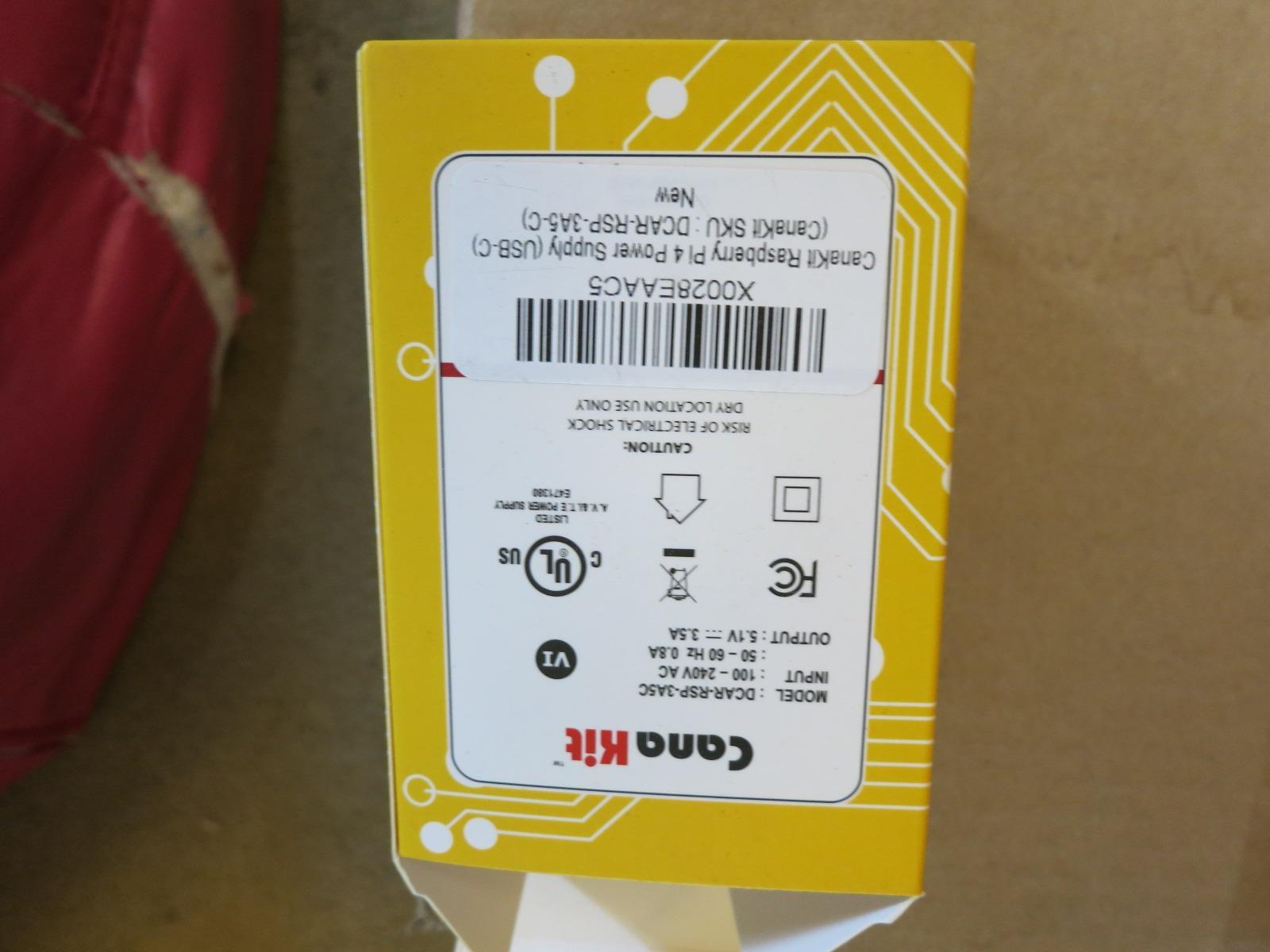 CanaKit 3.5A Raspberry Pi 4 Power Supply (USB-C) customer photo 2