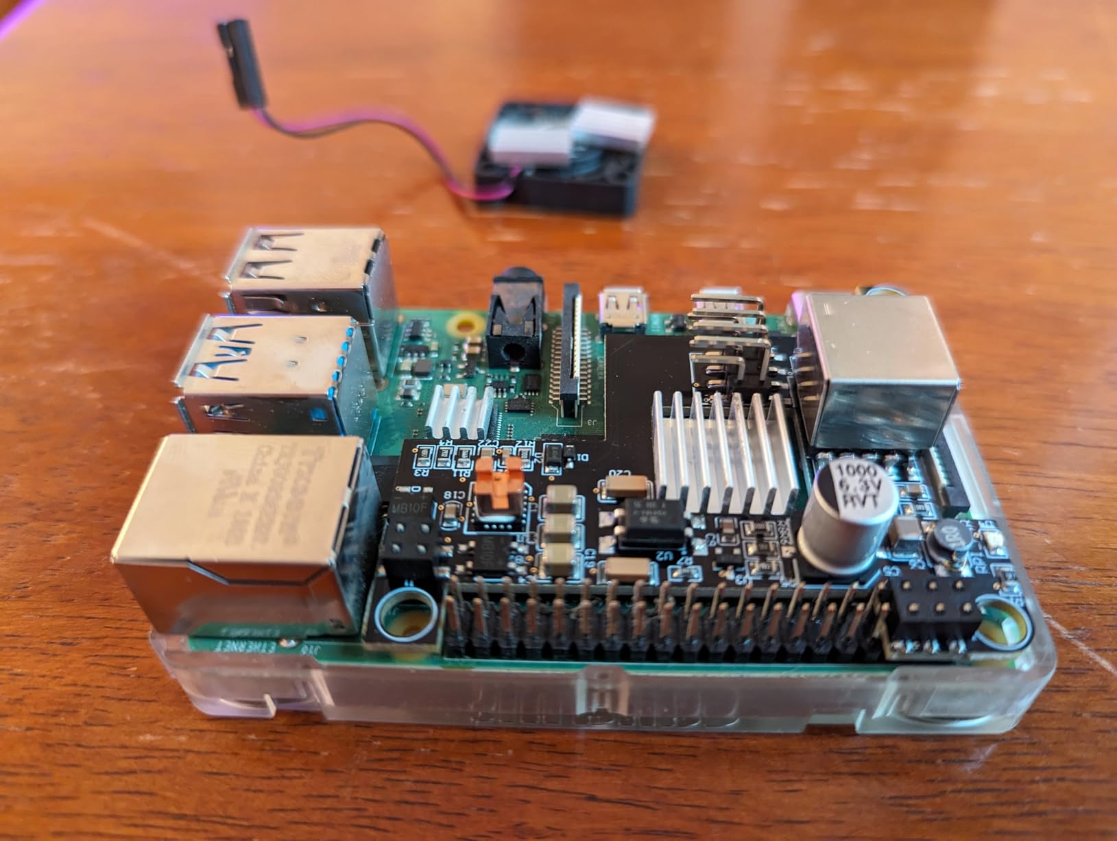 Power-Over-Ethernet (PoE) HAT for Raspberry Pi 4 Model B and Raspberry Pi 3 Model B+ (Professional, Isolated 3KV) customer photo 1