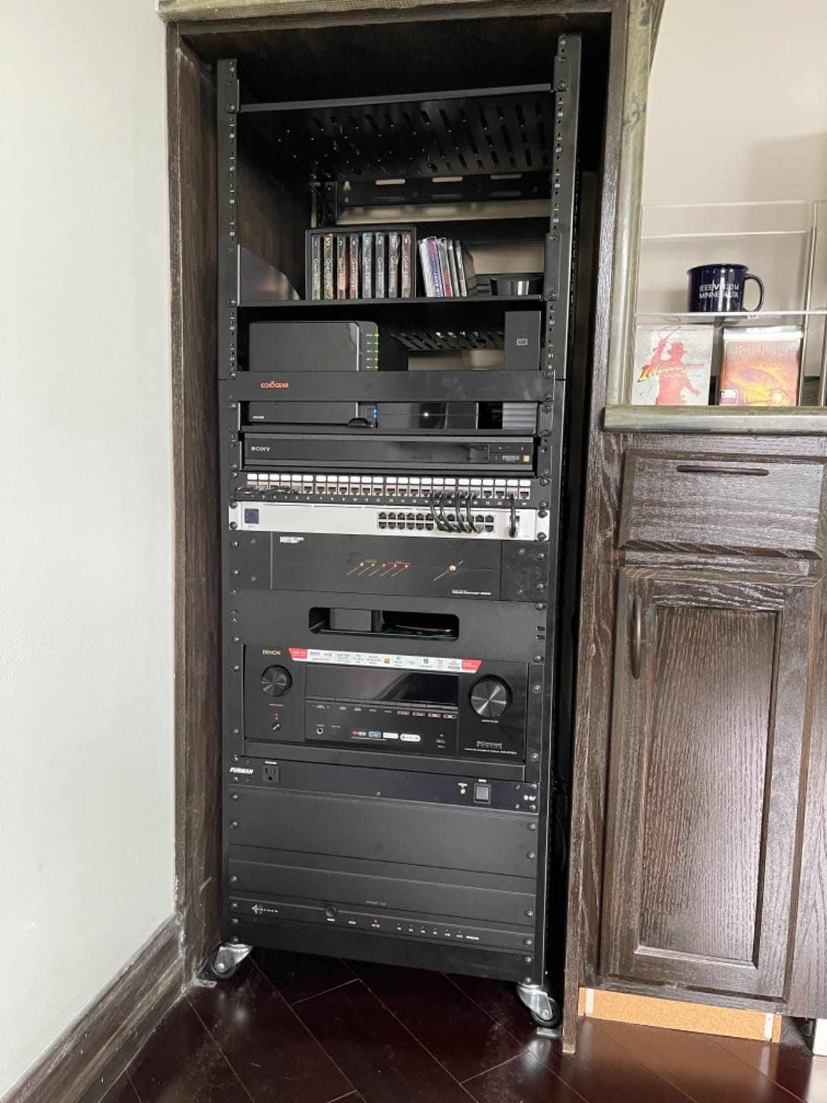 ECHOGEAR 15U Open Frame Rack w/Optimal Air Flow, DIY Assembly, 20.4