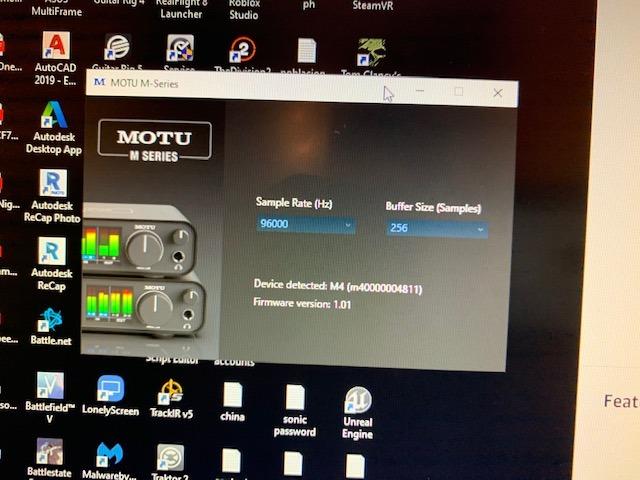 Motu M4 4x4 USB-C Audio Interface customer photo 1