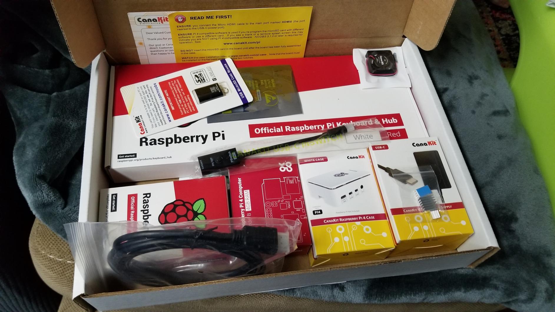 CanaKit Raspberry Pi 4 Complete Desktop Starter Kit (4GB RAM) customer photo 1