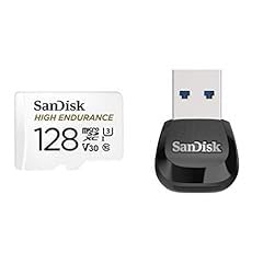 SanDisk 128GB High Endurance Video MicroSDXC Card with Adapter for Dash Cam and Home Monitoring Systems and SanDisk MobileMate USB 3.0 MicroSD Card Reader customer photo 1