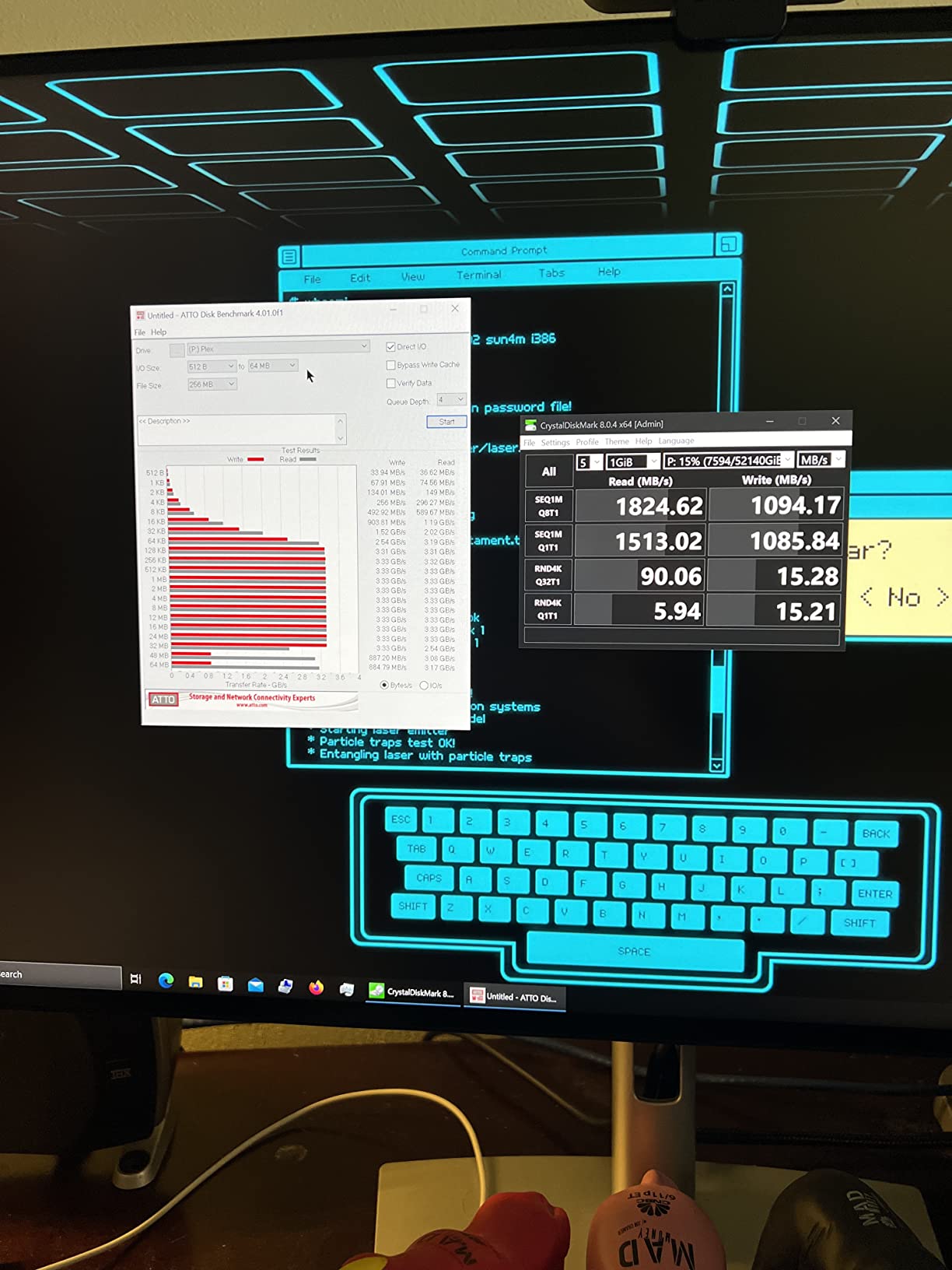 Seagate IronWolf Pro 12TB NAS Internal Hard Drive HDD - 3.5 Inch SATA 6Gb/s 7200 RPM 256MB Cache, RAID, Data Recovery Service (ST12000NEZ008) customer photo 1